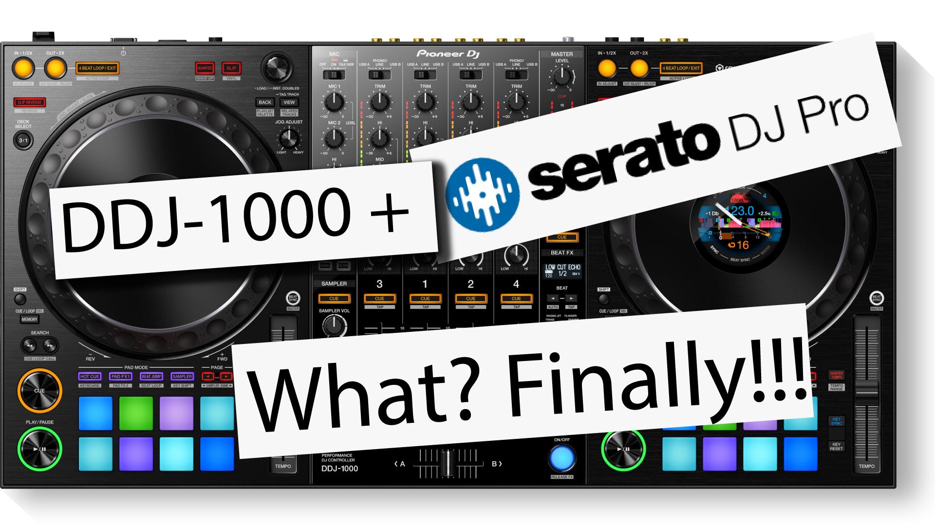 Meet the Serato Pioneer DDJ-1000SRT