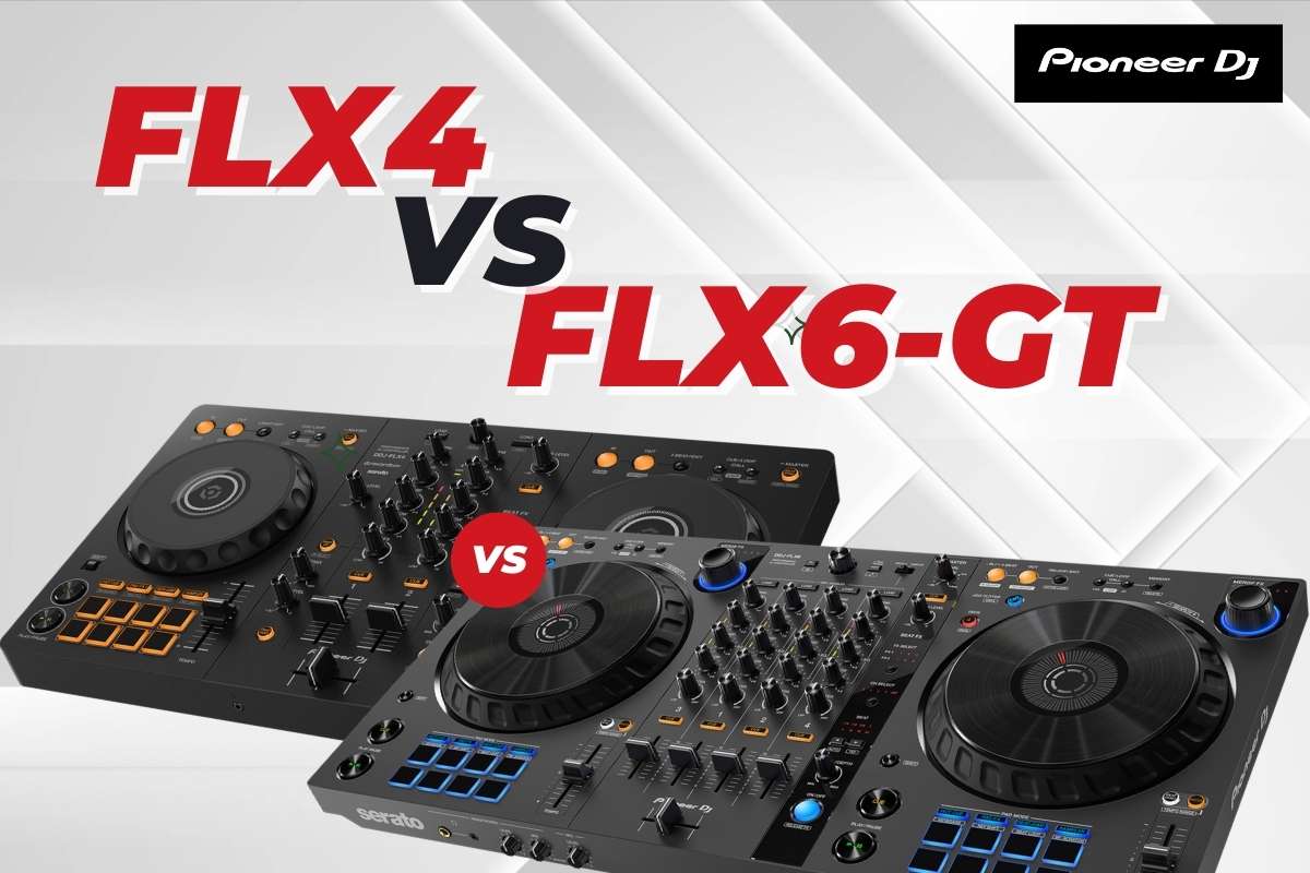 What is the difference between Pioneer FLX4 & FLX6?