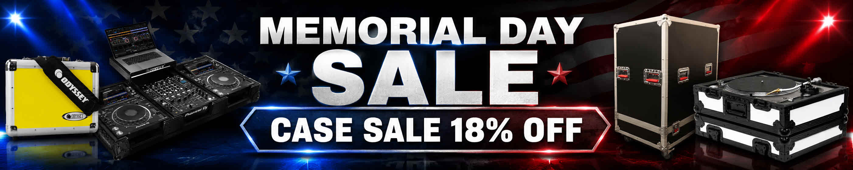 Memorial day sale DJ Cases