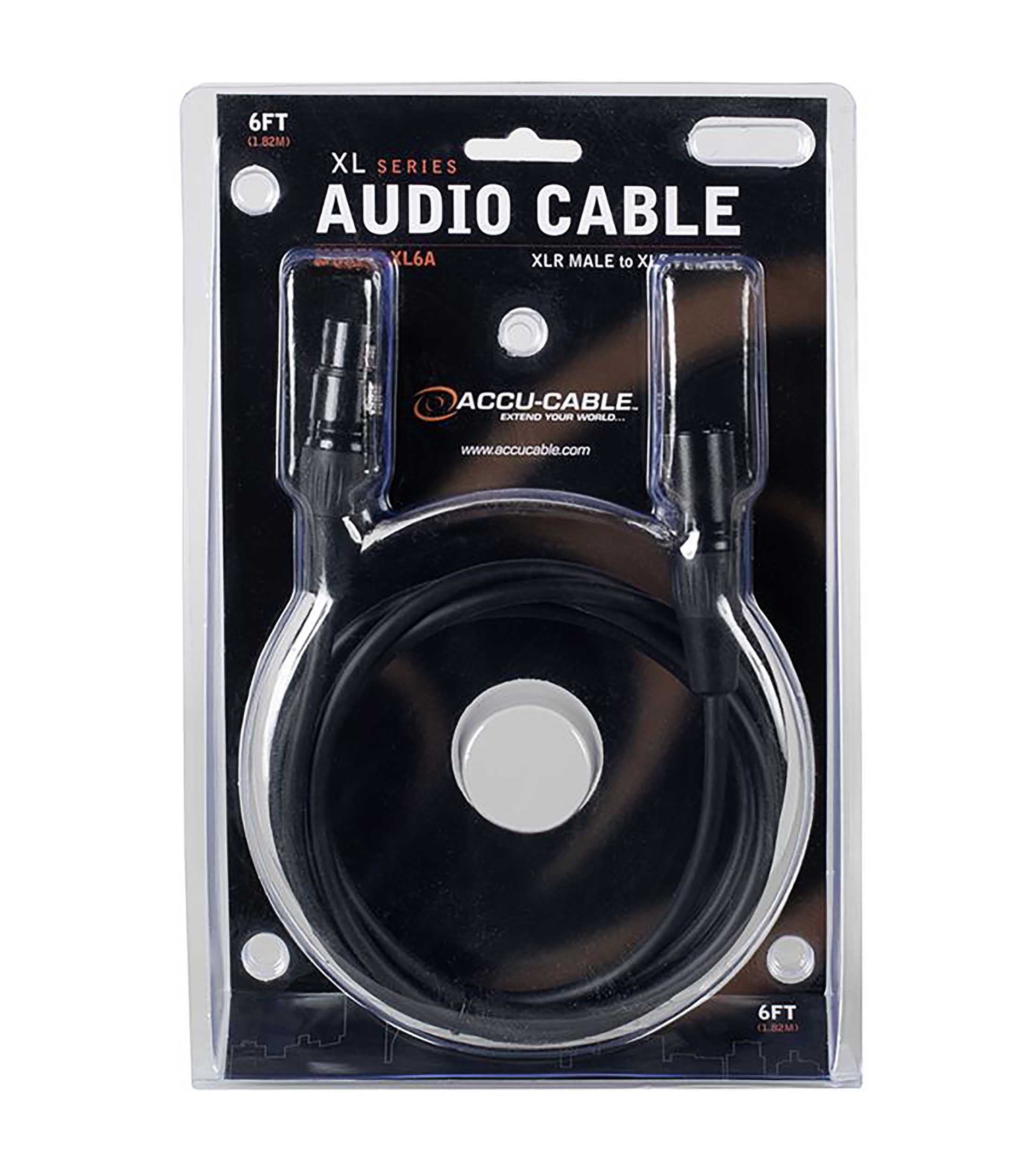 Accu-Cable XL-VAR, XLR Male to XLR Female Balanced Audio Cable by Accu Cable