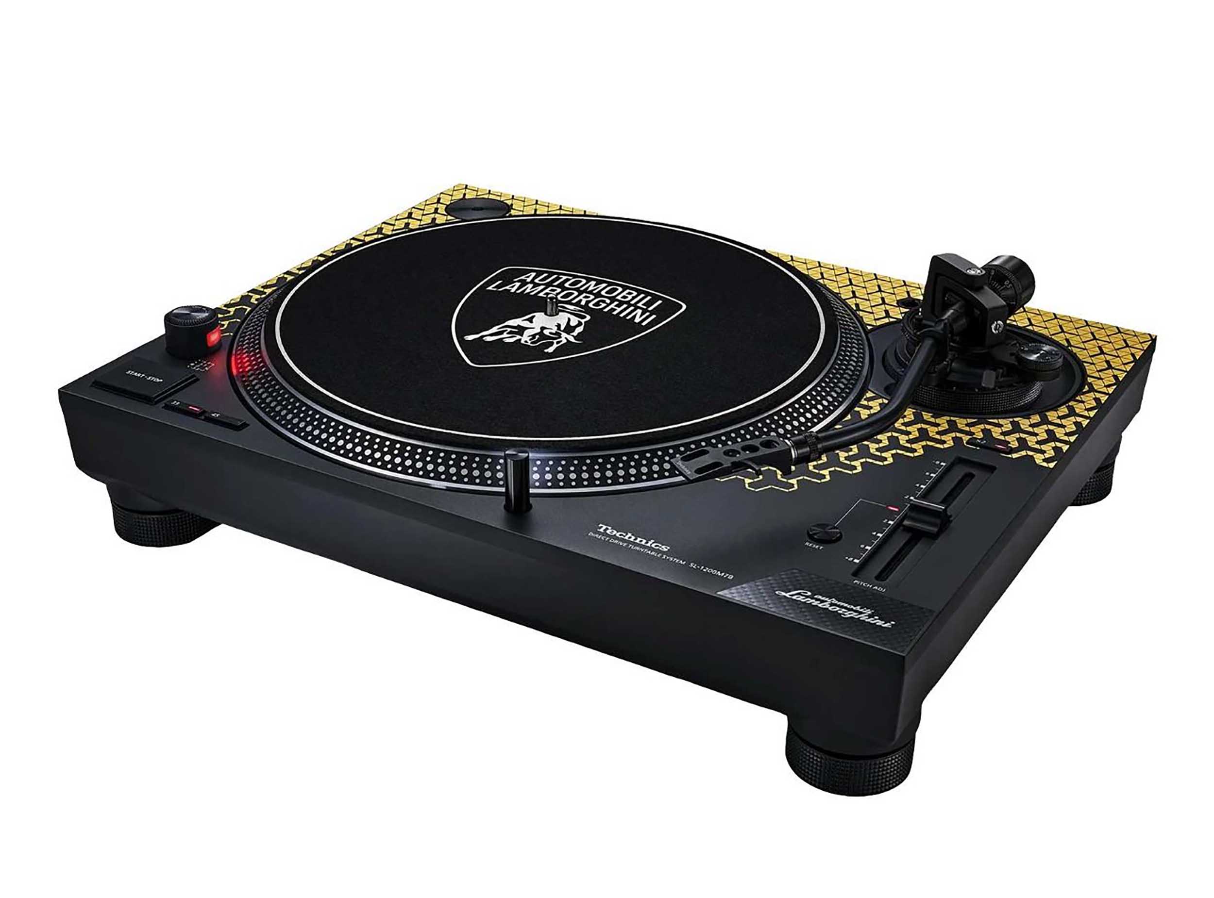Open Box: Technics SL-1200M7BY Special Edition Lamborghini Direct Drive Turntable System - Yellow by Technics