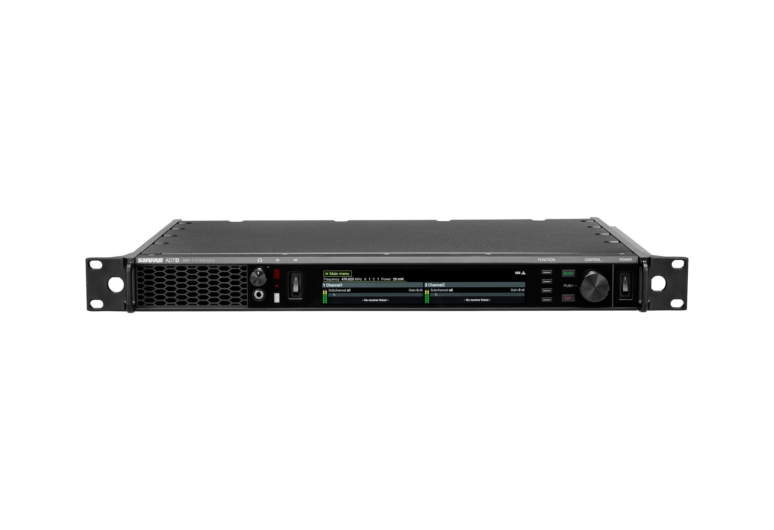 Shure ADTDUS-G57, Axient Digital PSM Dual Transmitter - G57 (470 to 608 MHz) by Shure