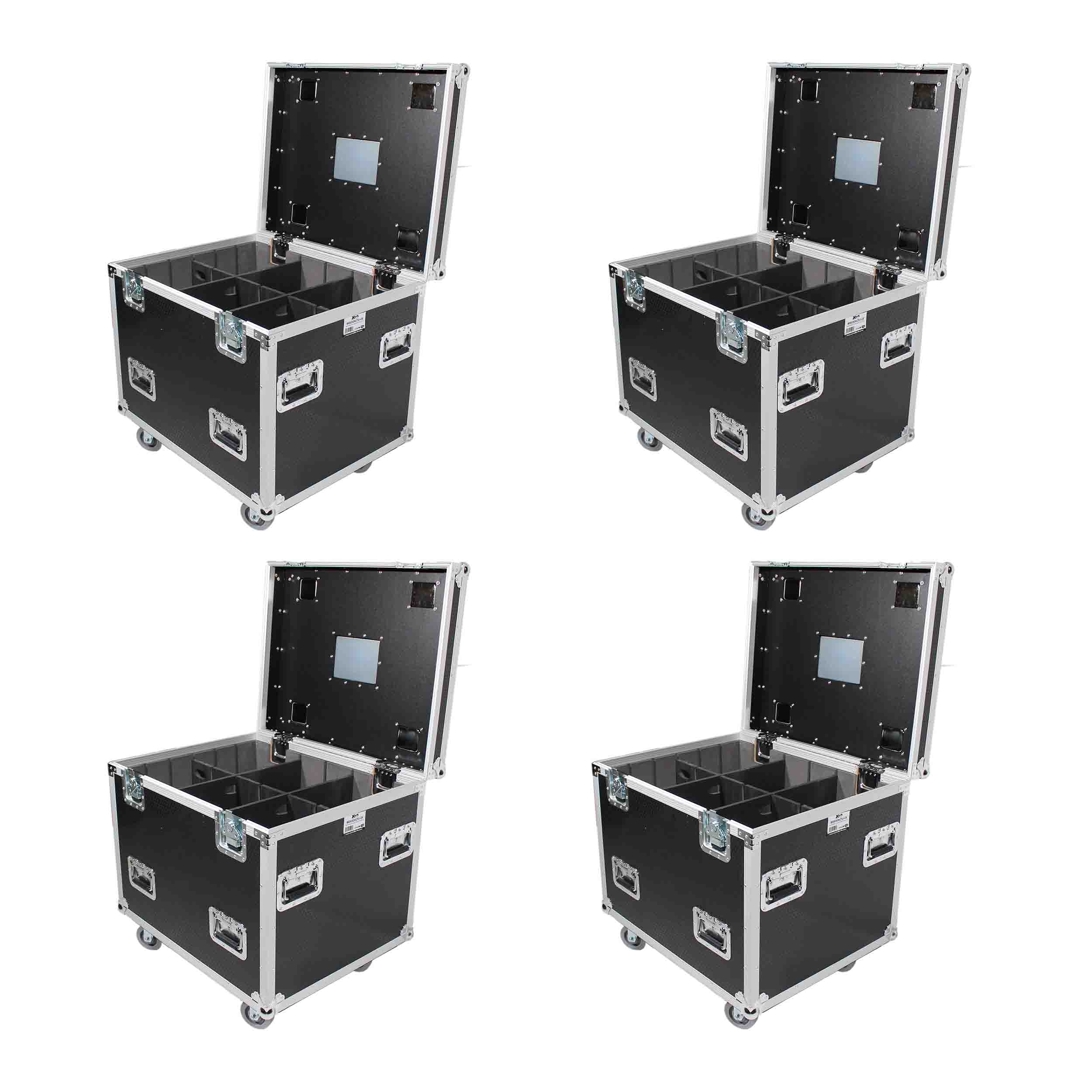ProX XS-UTL243030WMK2 X4 DJ Package Heavy-Duty Truck Pack Utility Flight Case W-Divider and Tray Kit by ProX Cases