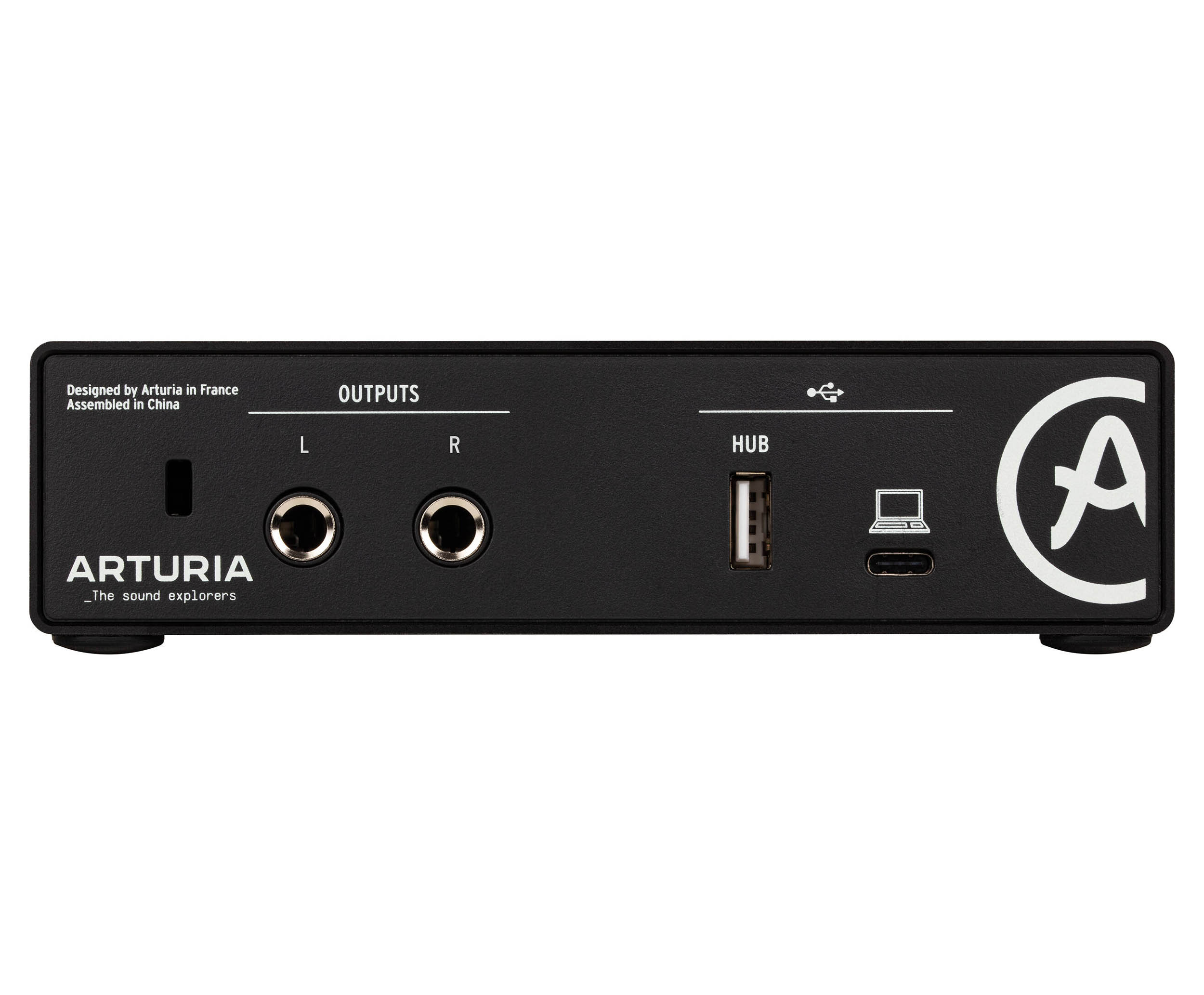 Arturia MiniFuse 1 Portable 1x2 USB Type-C Audio Interface - Black by Arturia