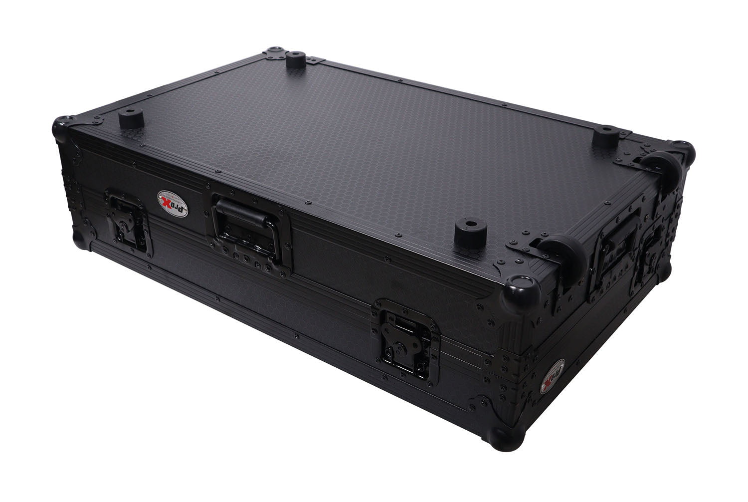 B-Stock: ProX XS-DDJFLX10WLTBLLED ATA Flight Style Road Case For Pioneer DDJ-FLX10 DJ Controller with Laptop Shelf 1U Rack Space Wheels and LED - Black by ProX Cases