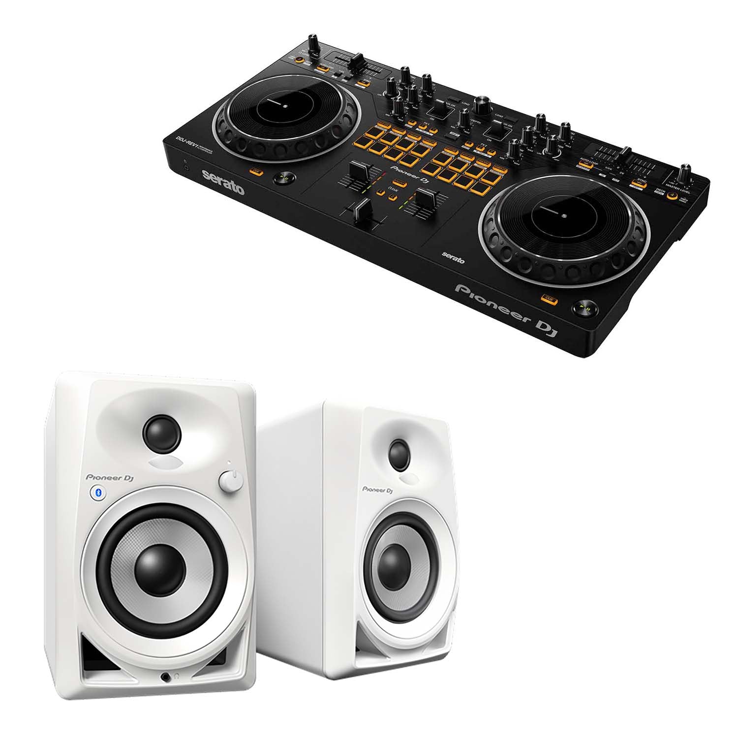 Pioneer Rev1 DJ Controller Package with DM40 Speakers by Pioneer DJ