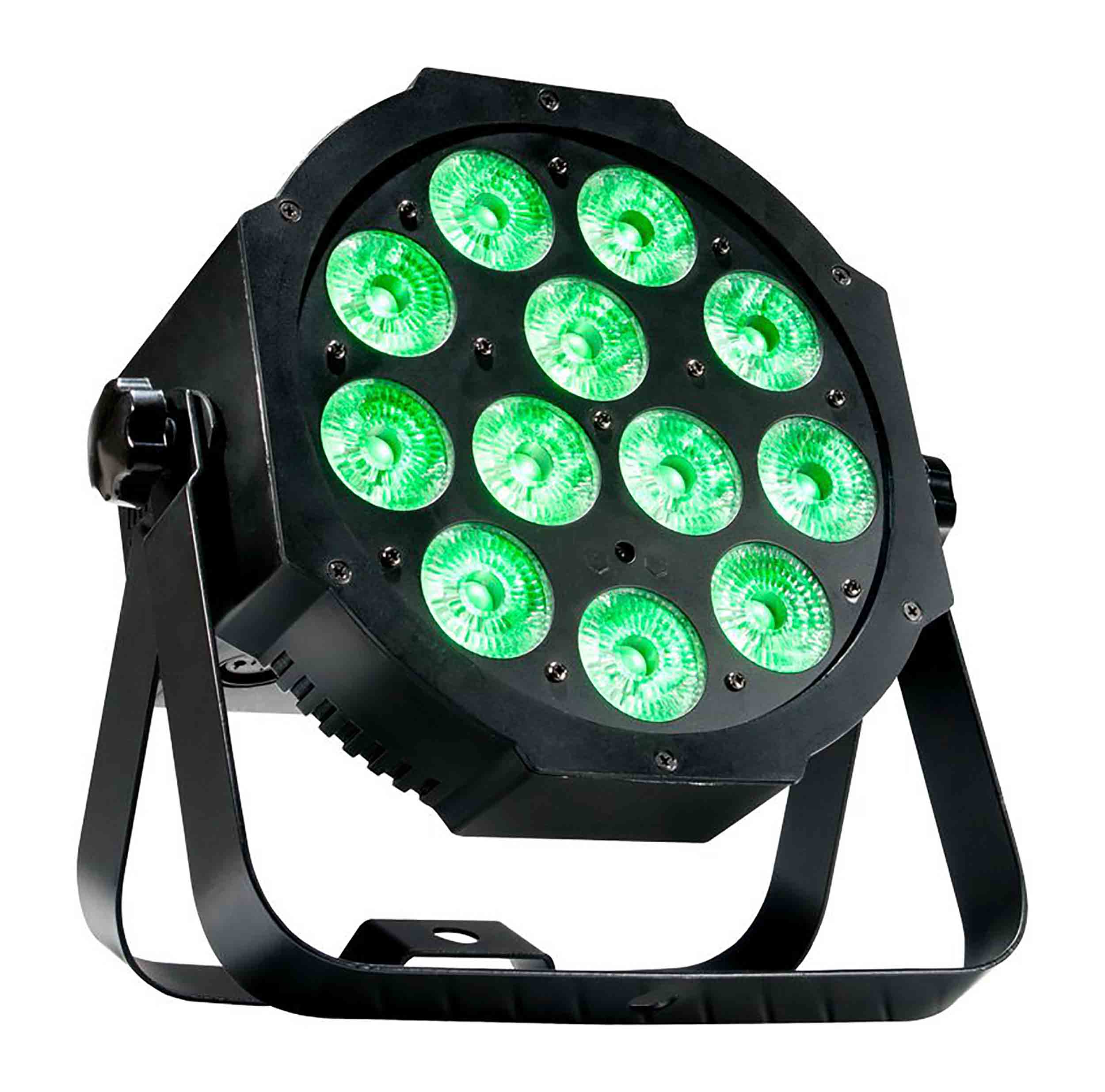 Eliminator Lighting Mega 64 Profile EP, Low Profile Led Par Fixture with 12x 4W Quad LED (RGB+UV) by Eliminator Lighting