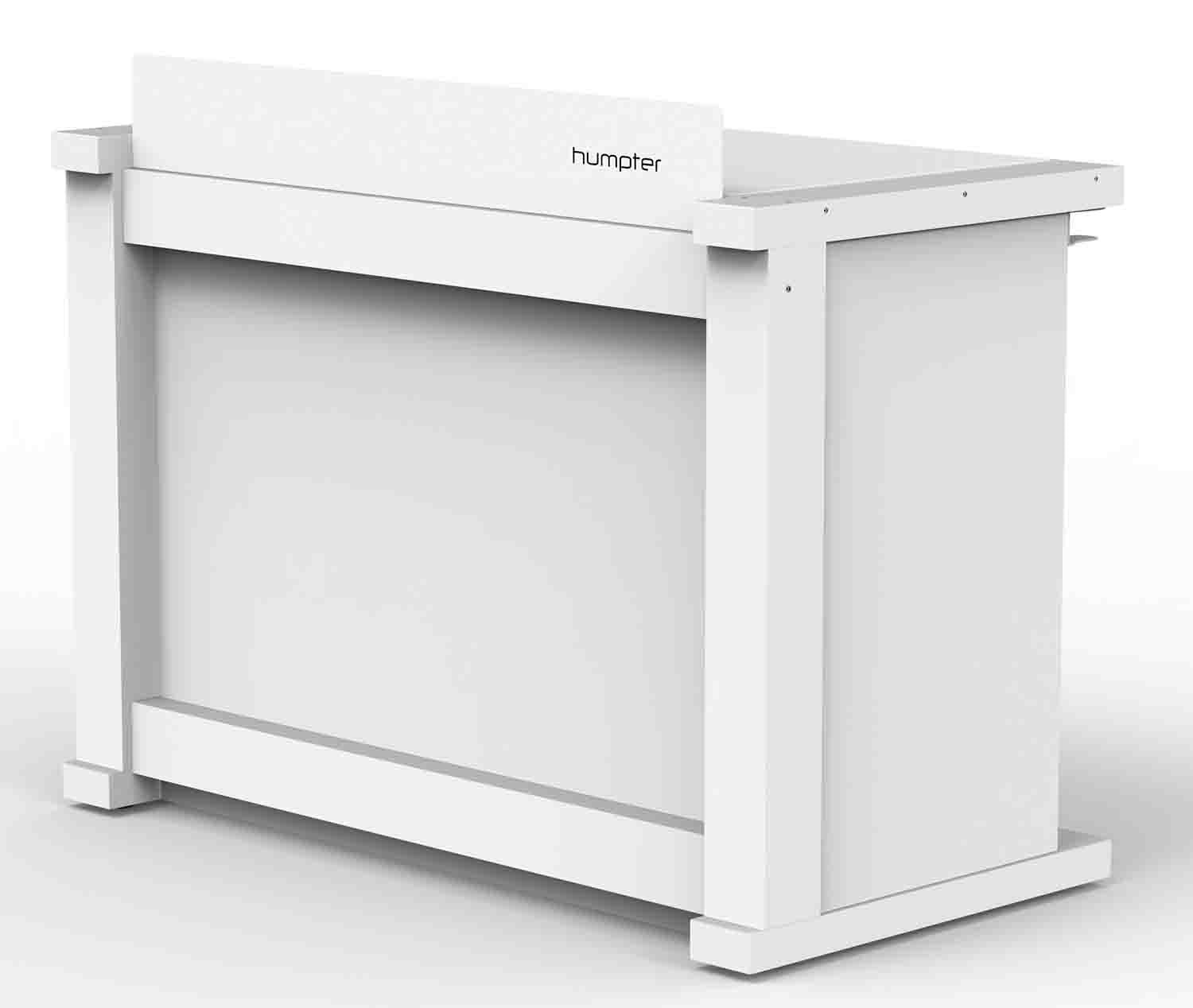 B-Stock Scratch & Dent: ProX XF-HUMPTERB3 WH, Humpter B3 Quick Folding DJ Controller Turntable CD-J Facade Table Workstation - White by ProX Cases