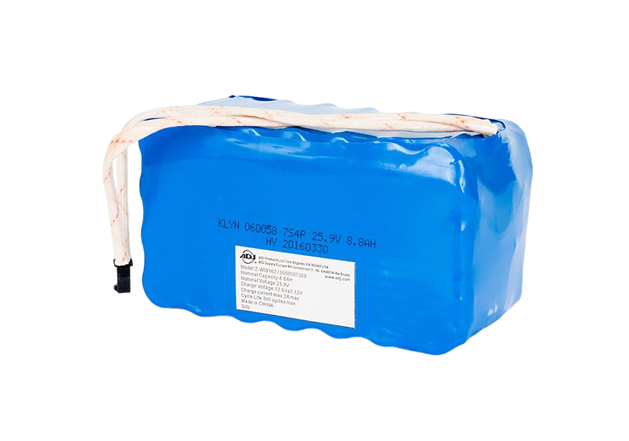 ADJ Z-WIB162, Replacement Battery for Wifly EXR Hex PAR by ADJ
