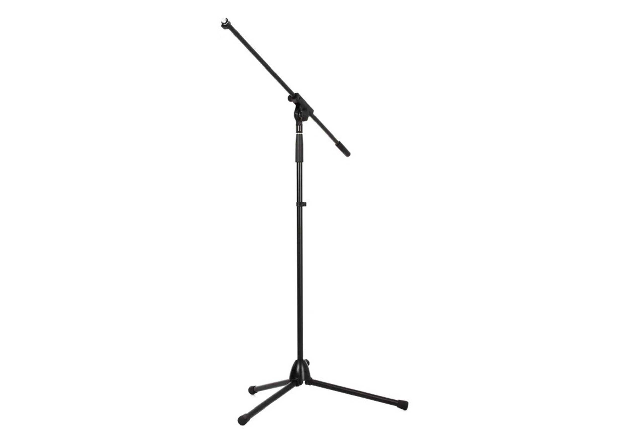 K&M 21070 Tripod Microphone Stand with Fixed Boom Arm - Black by K&M