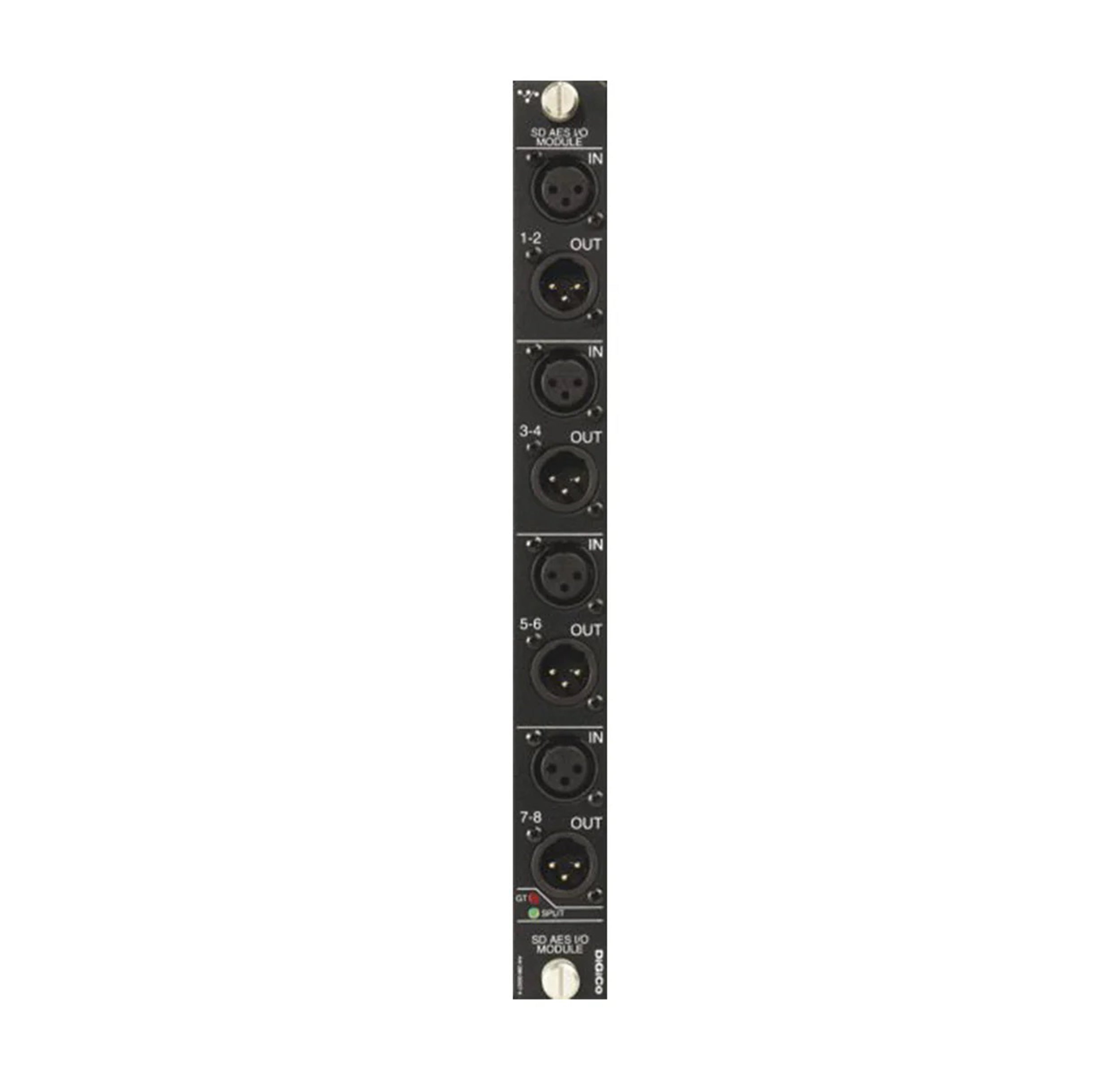 DigiCo AES3/EBU 4 Stereo Input / 4 Stereo Output Card with Bi-Directional Sample Rate Conversion - SDR-AES-IO by DiGiCo