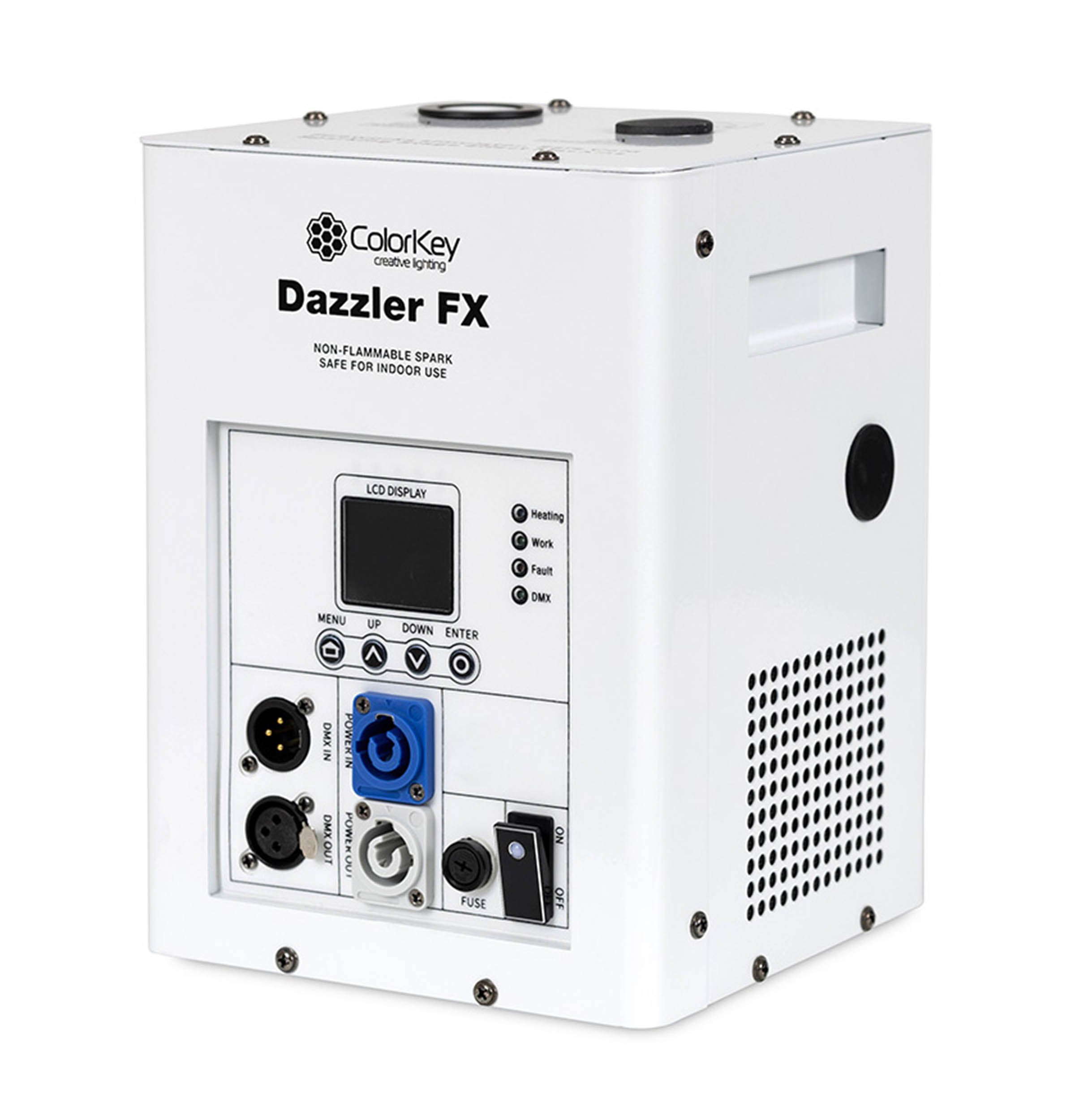 ColorKey CKU-7711, Dazzler Fx Mk2 Cold Spark Machine - White by ColorKey