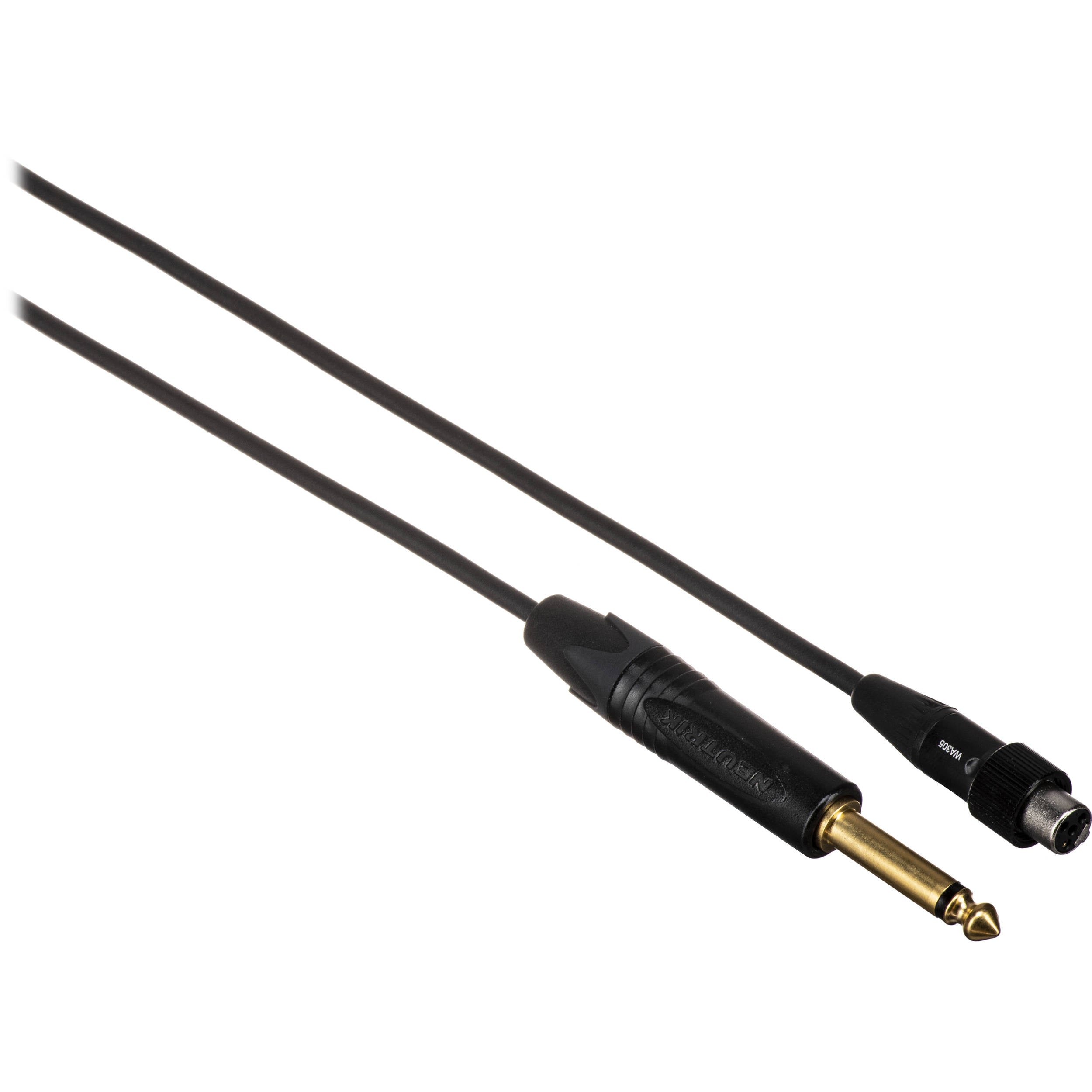 Shure WA305: Premium threaded locking TQG connector guitar cable (functions with GLXD1, ULXD1, AXT100) by Shure