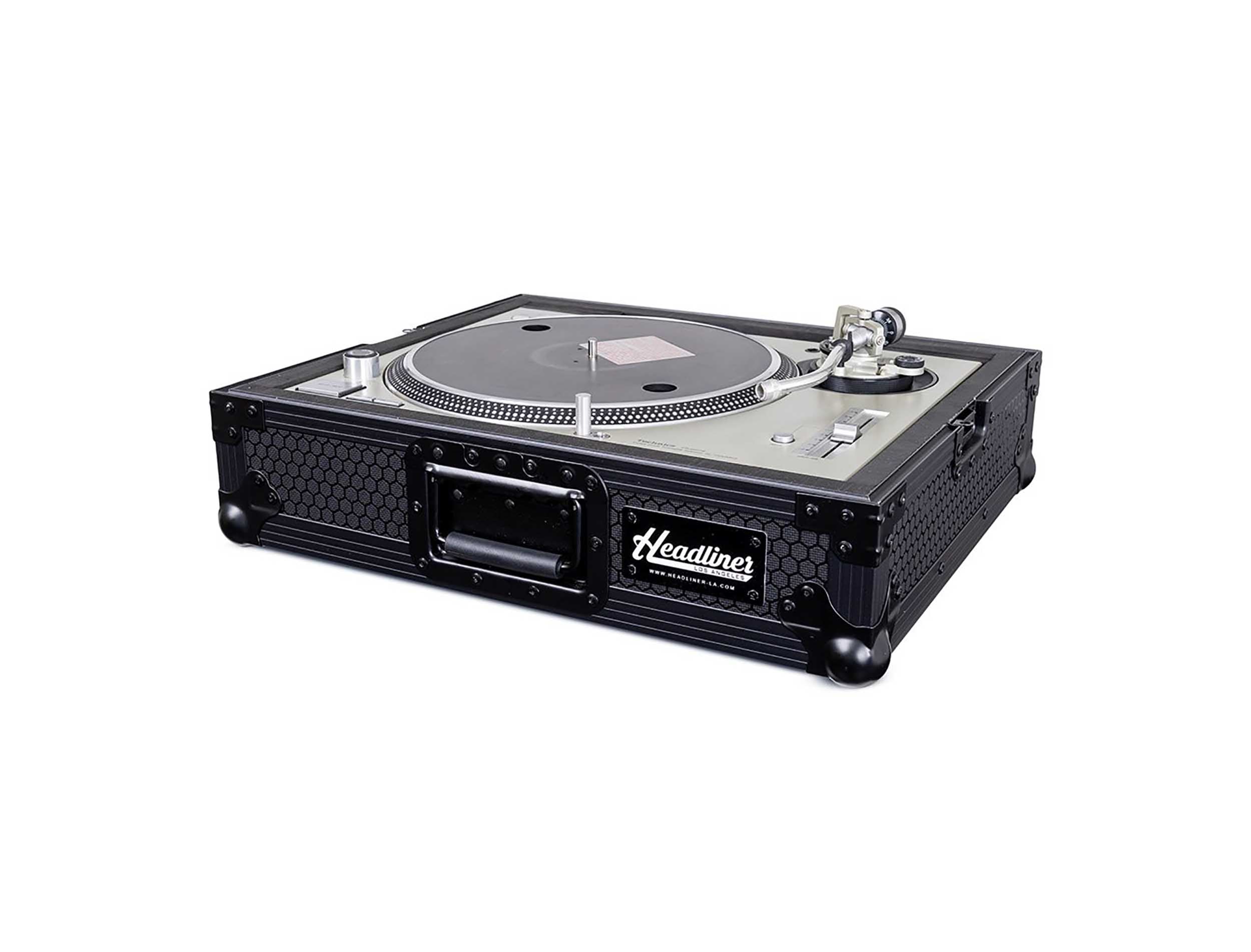 Headliner HL10205, Pitch Black Turntable Flight Case by Headliner