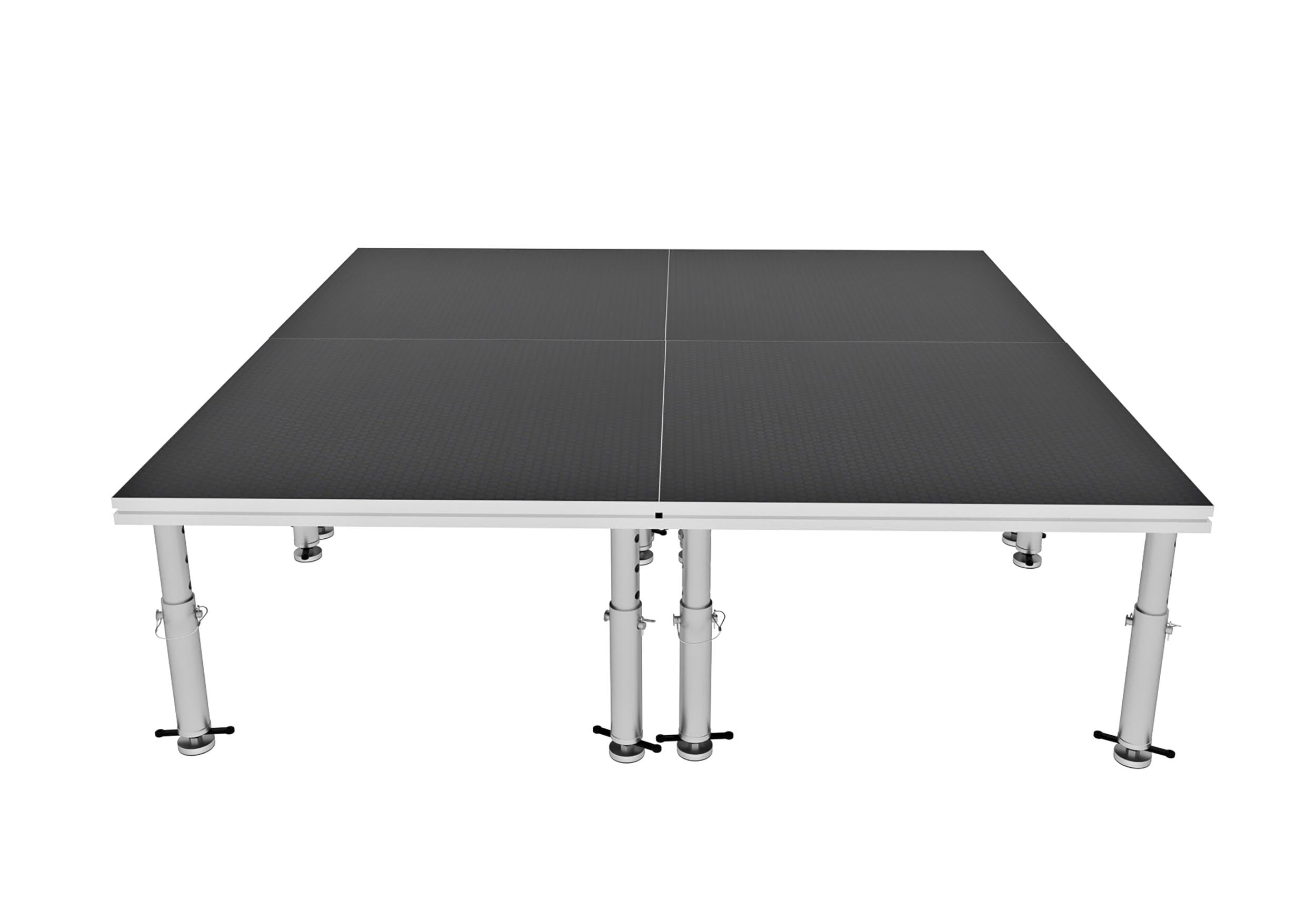 ProX XSU-8X8PKG, Stage One 8 x 8 Ft. Portable Stage Package - Includes 4x Units with Telescoping 16-22" Adjustable legs by ProX Cases