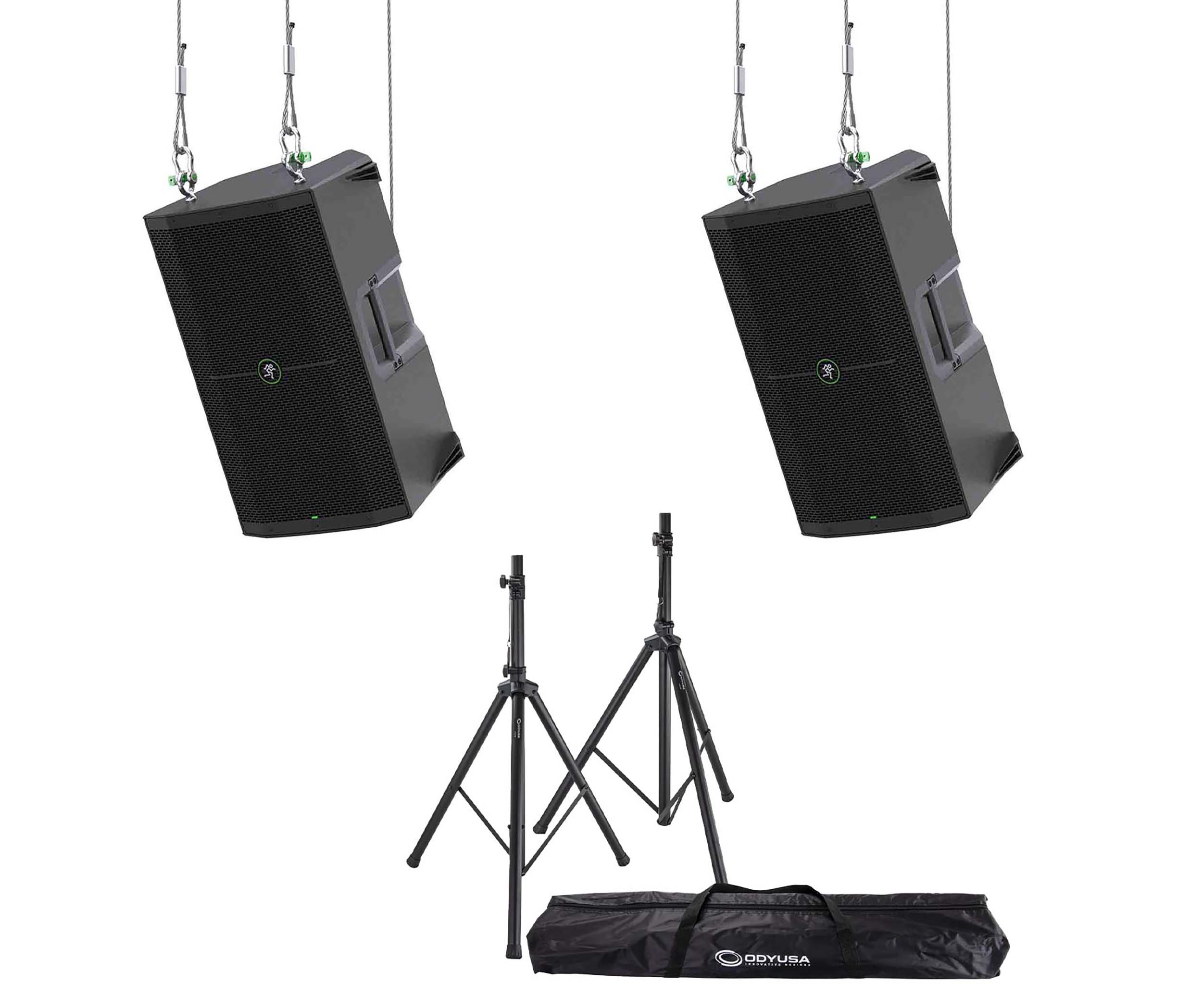 Mackie Thump 12" PA Speaker Package with Stands and Bag by Mackie