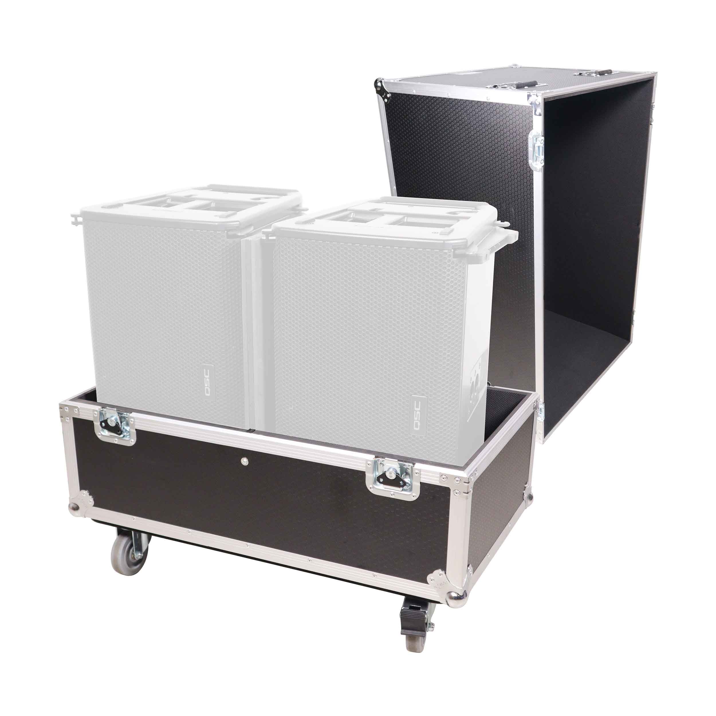 ProX XS-SP2X251715W, Universal Dual Speaker Flight Case by ProX Cases