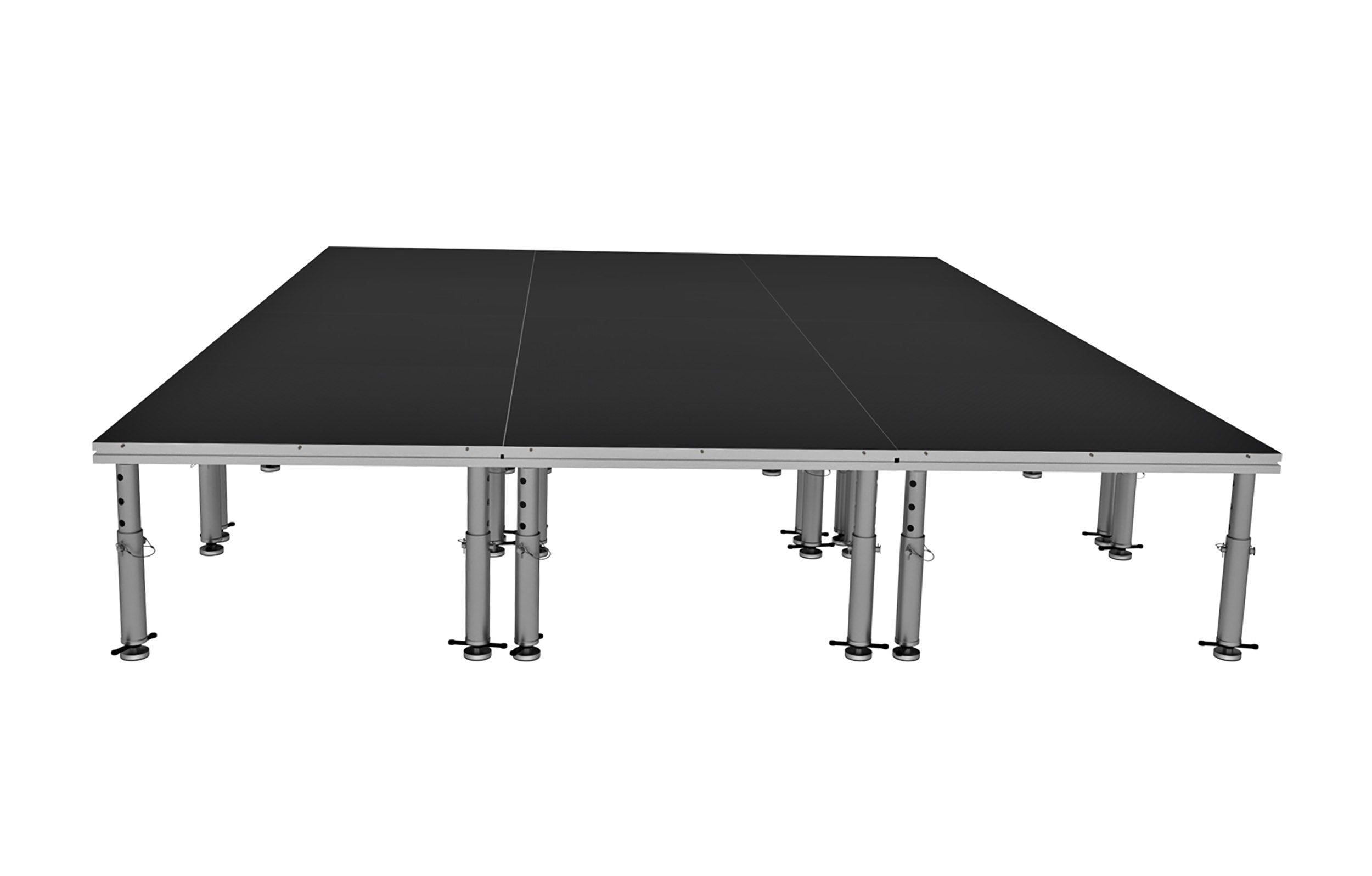 ProX XSU-12X16PKG, Stage One 12' x 16' Ft. Portable Stage Package - Includes 12x Units with Telescoping 16-22" Adjustable Legs by ProX Cases