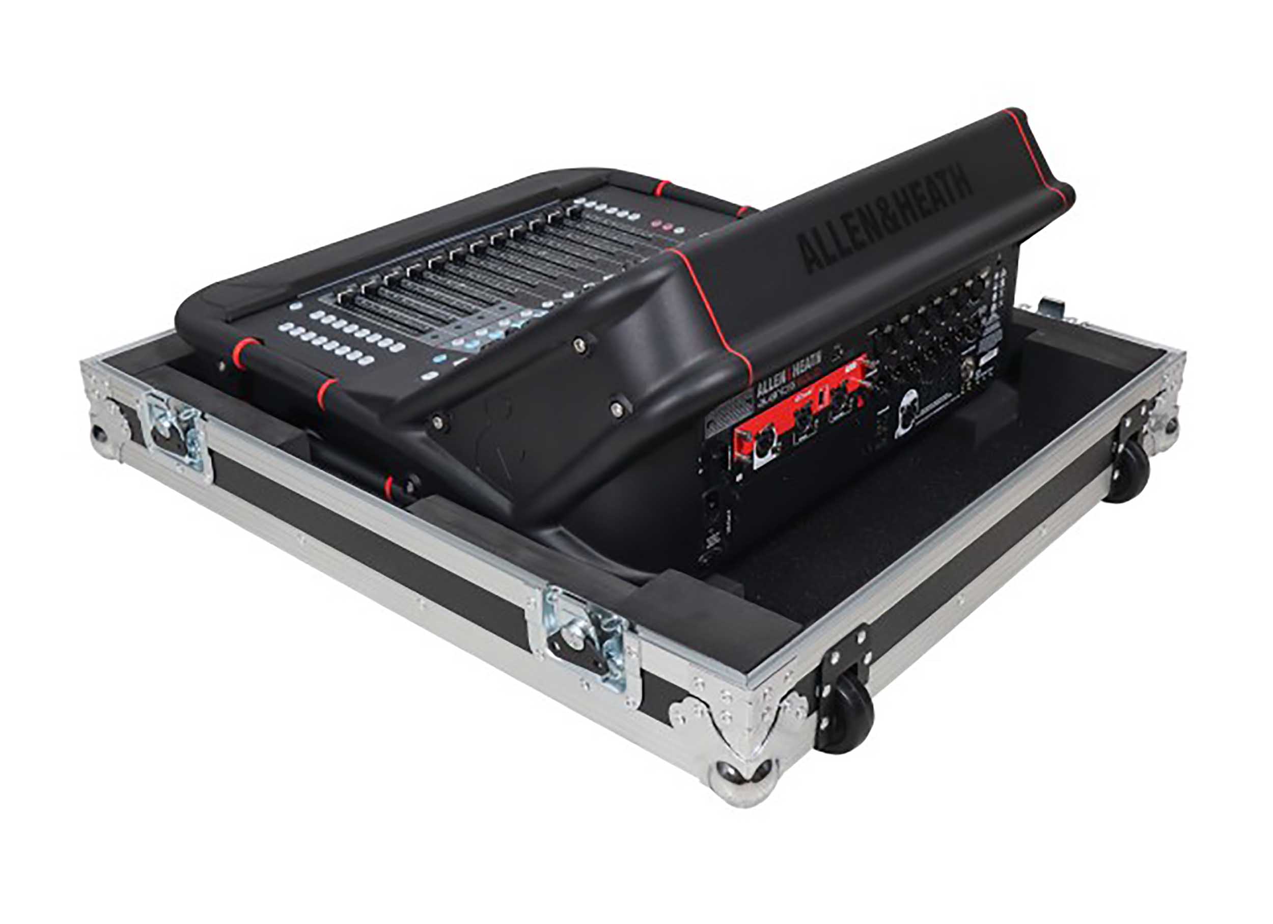 ProX XS-AHAVANTISSOLOW, Fits Allen & Heath AVANTIS SOLO Digital Mixer Console Flight Case with Low Profile Wheels by ProX Cases