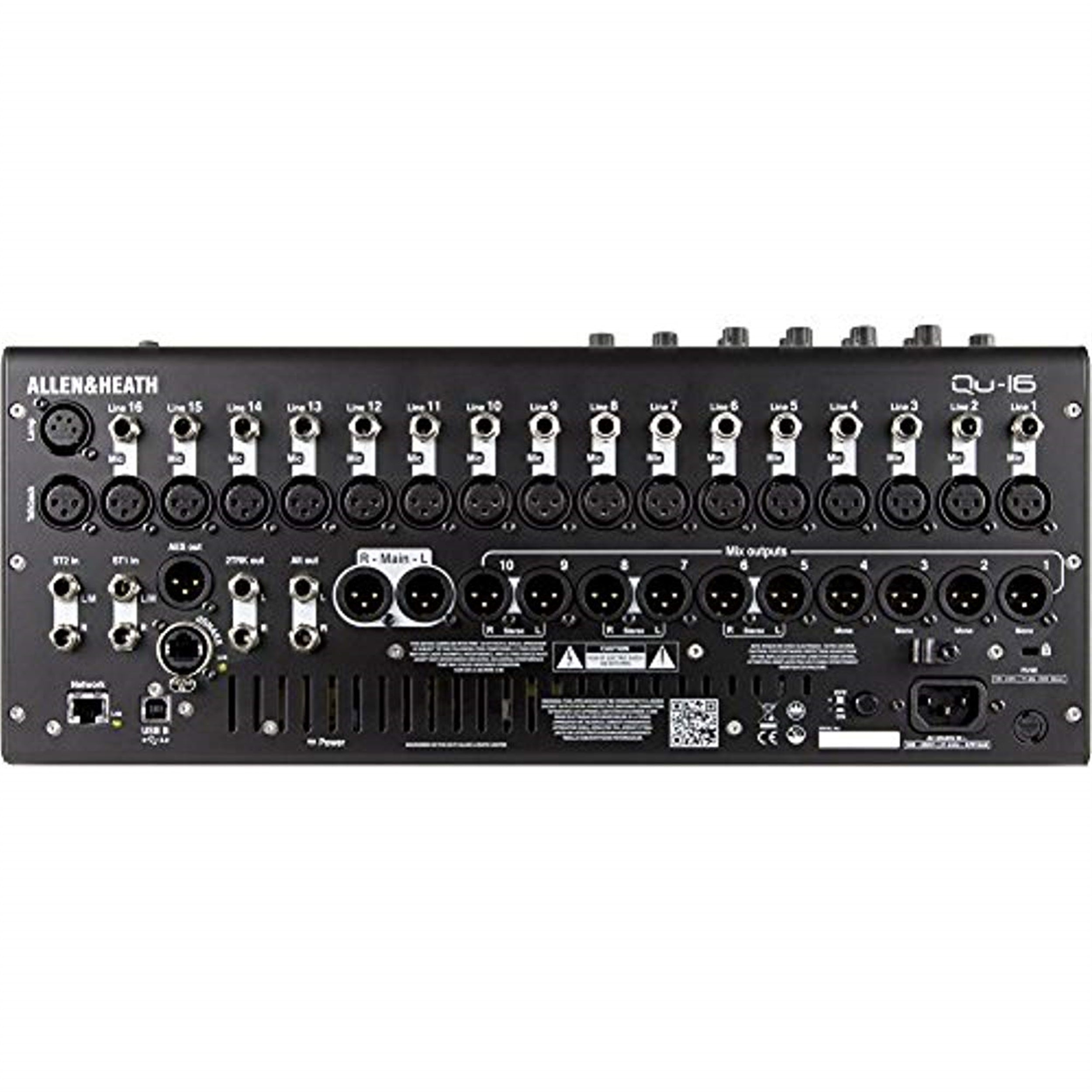 Open Box: Allen & Heath Qu-16, 16-Channel Rackmountable Digital Mixer - Chrome Edition by ALLEN & HEATH