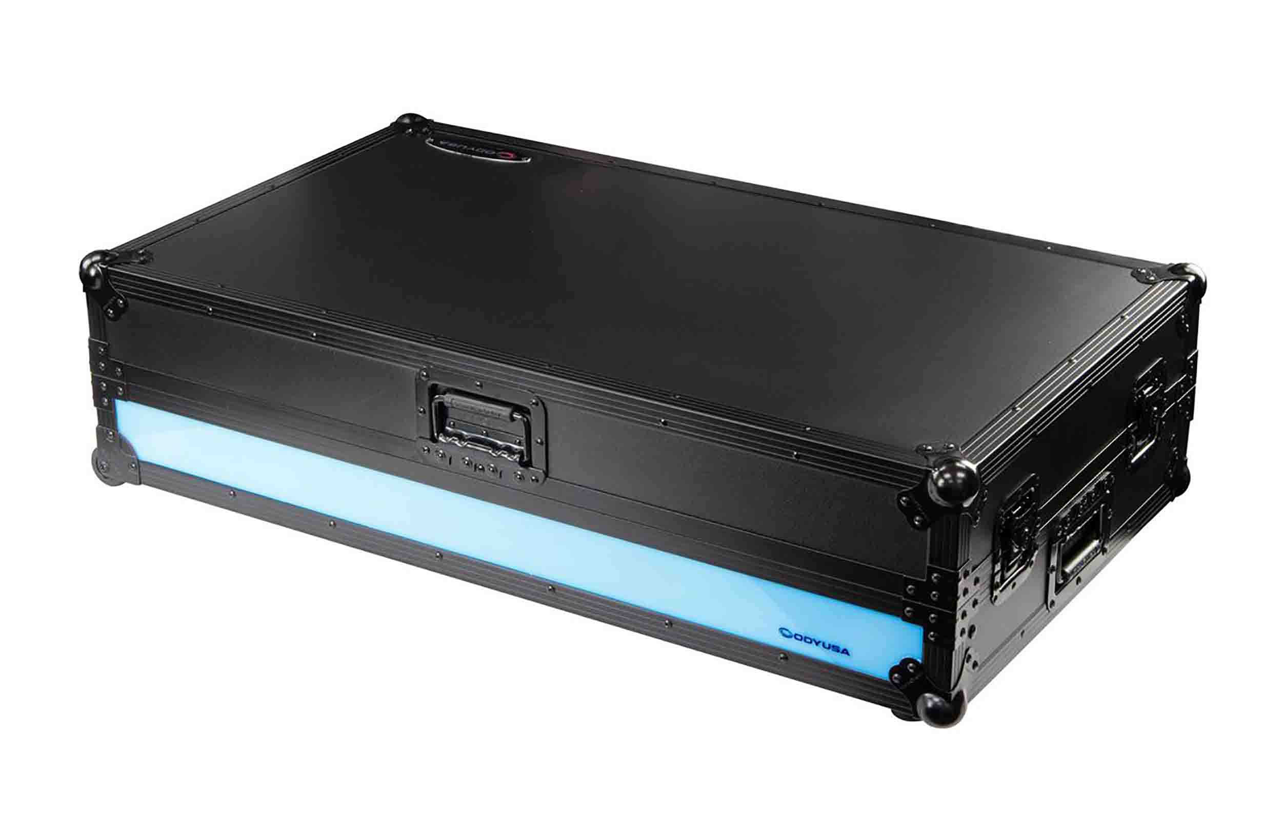 Odyssey FFXOPUSQUADCW1, Flight Effects Case for Pioneer DJ OPUS-QUAD Controller with Glide Style Laptop Platform and Wheels by Odyssey