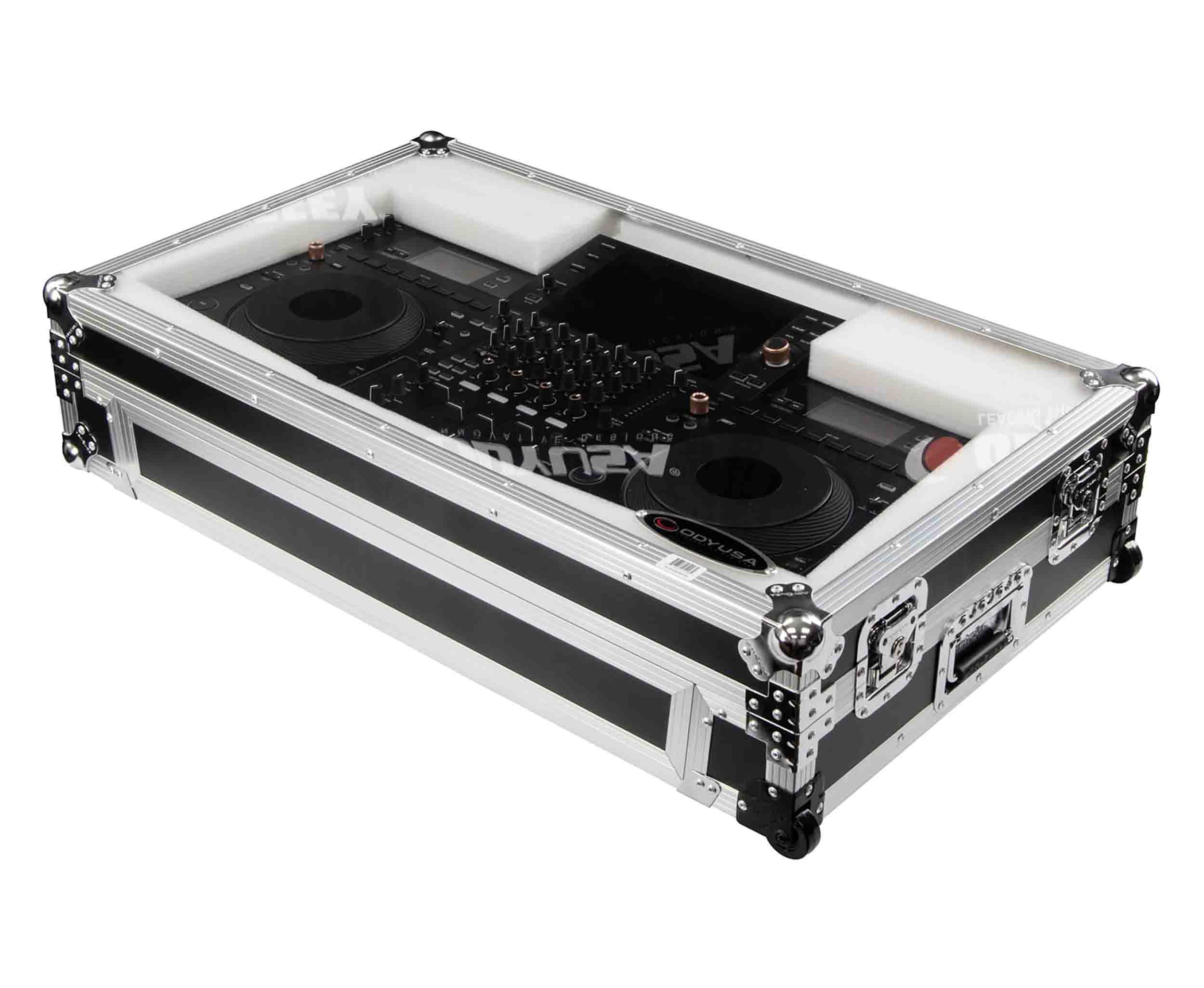 B-Stock Scratch & Dent: Odyssey SCOPUSQUADCW1, Flight Effects Show Case for Pioneer DJ OPUS-QUAD with Wheels by Odyssey