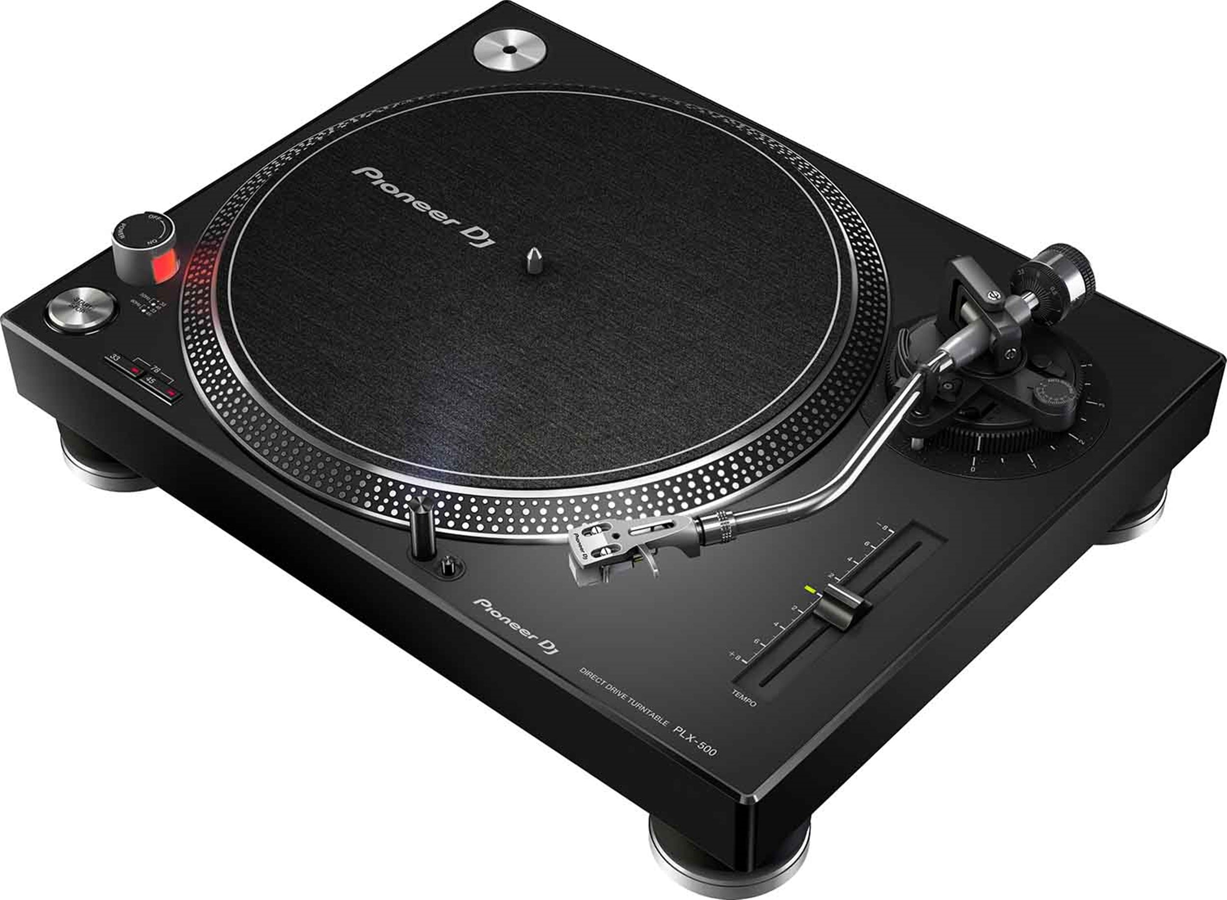 Pioneer DJ PLX-500-K High Torque, Direct Drive Turntable - Black by Pioneer DJ