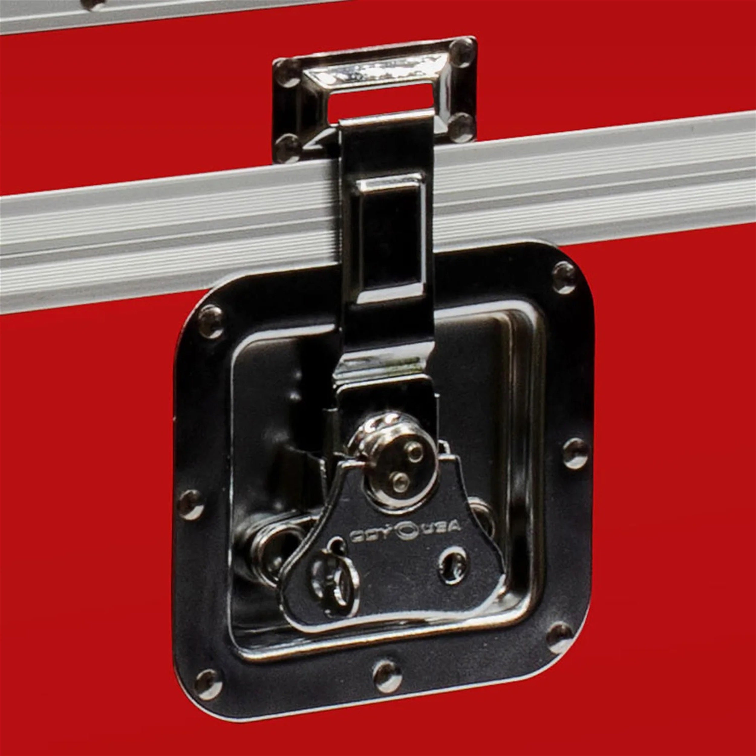 Odyssey KLP2RED, KROM Series Red Stackable Record / Utility Case for 70 12″ Vinyl Records And LPs by Odyssey