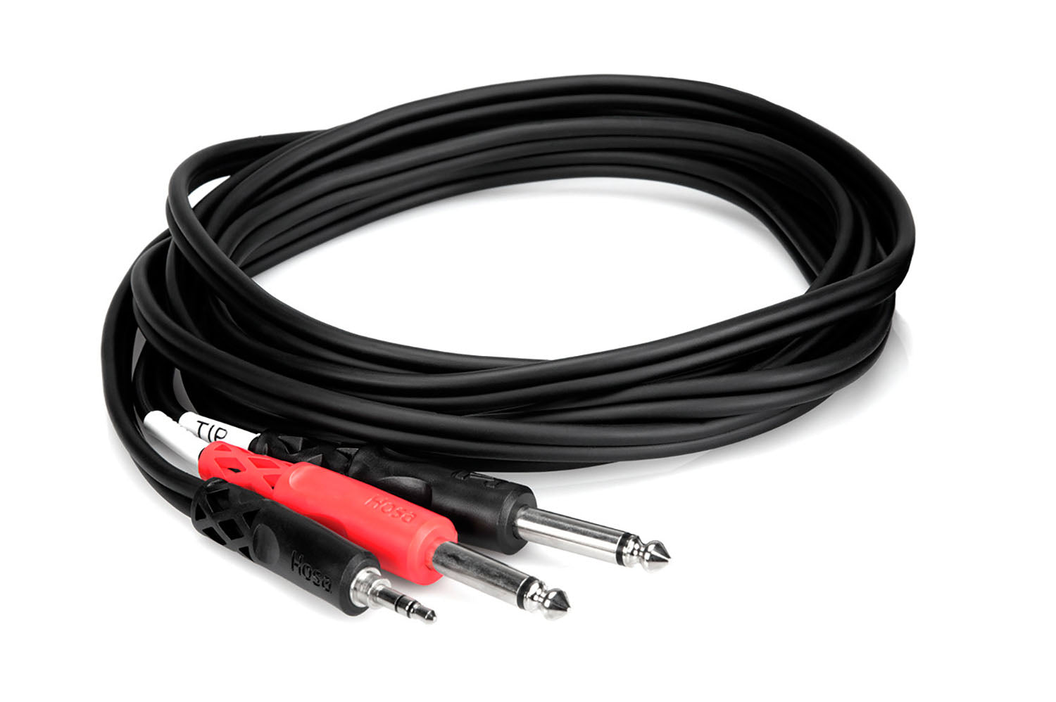 Hosa CMP-159 TRS to Dual TS Stereo Breakout Cable DJ Package - 5 Pack by HOSA