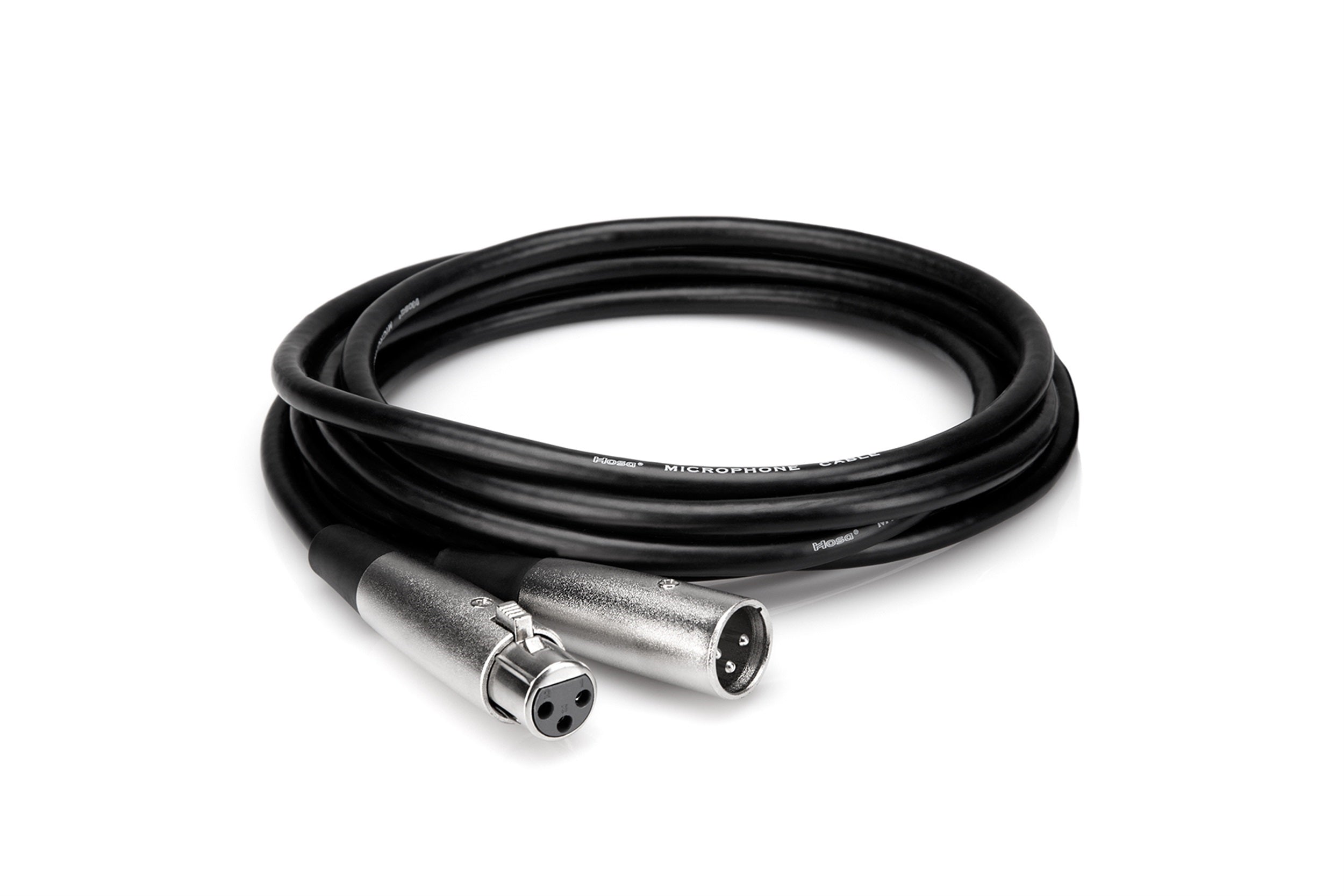 Hosa MCL-125 Microphone Cable XLR3F to XLR3M (25 Feet) - 2 Pack by Hosa