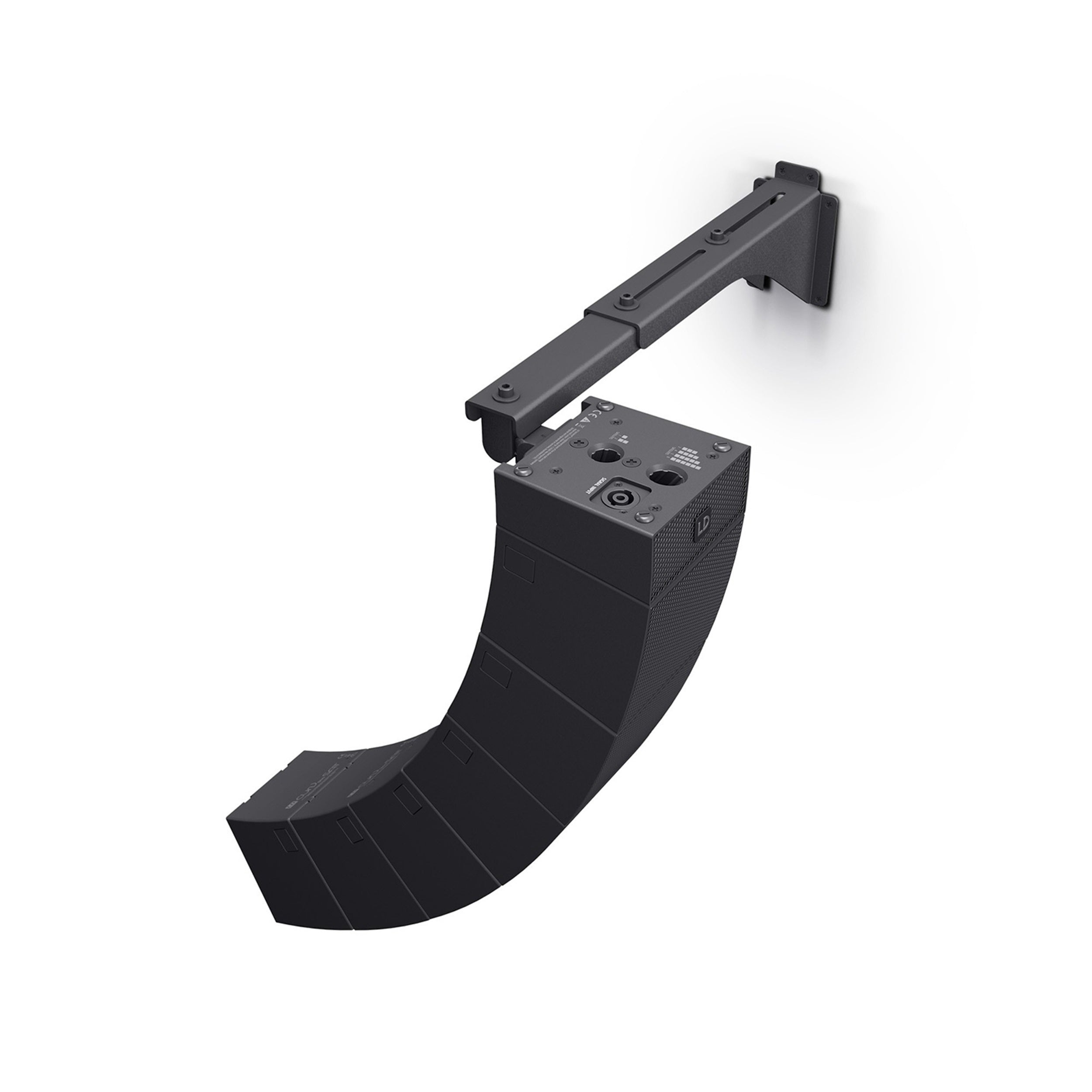 LD Systems CURV 500 WMBL, Curv 500 Tilt And Swivel Wall Mount Bracket For Up To 6 Satellites - Black by LD Systems