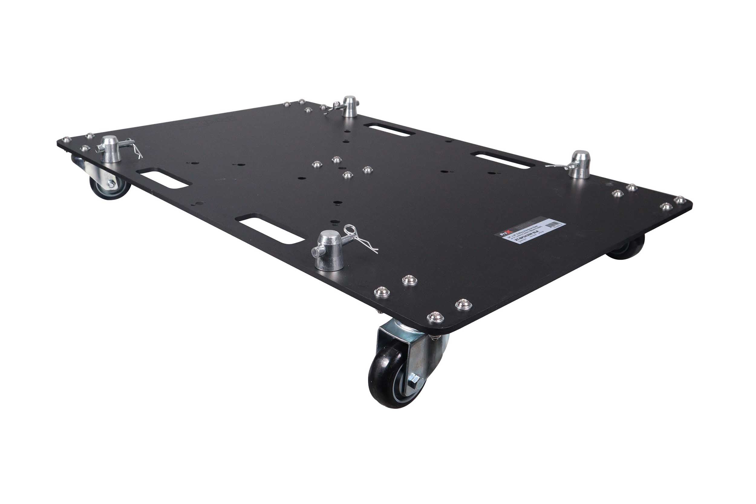 ProX XT-BP2430WBLK 24 x 30 inch Rolling Base Plate for Rapid Grid Modular Truss System with Locking Casters - Black by ProX Cases