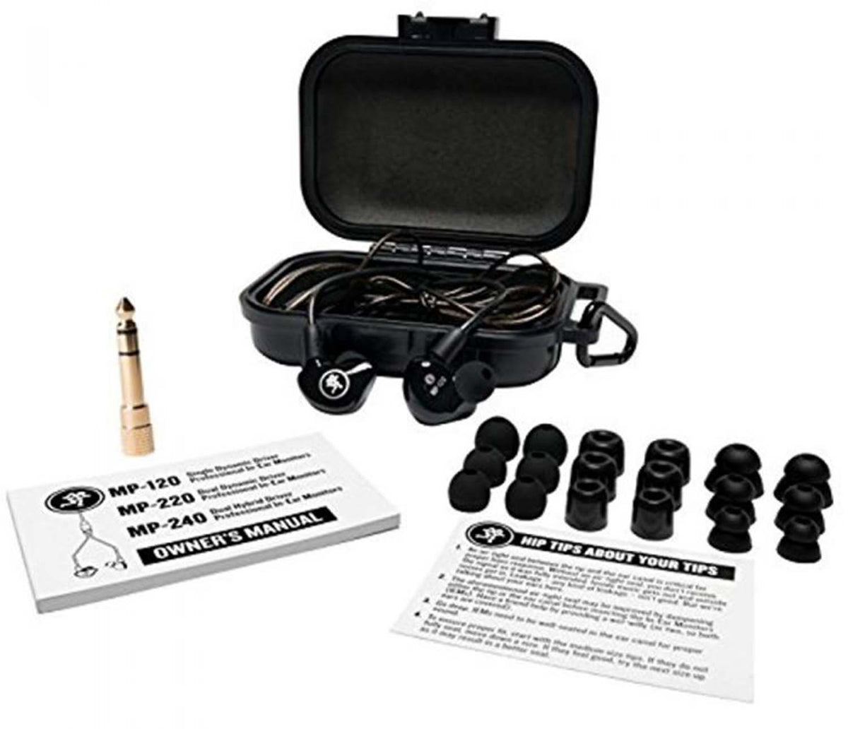 Open Box: Mackie MP-120, Single Dynamic Driver Professional In-Ear Monitors