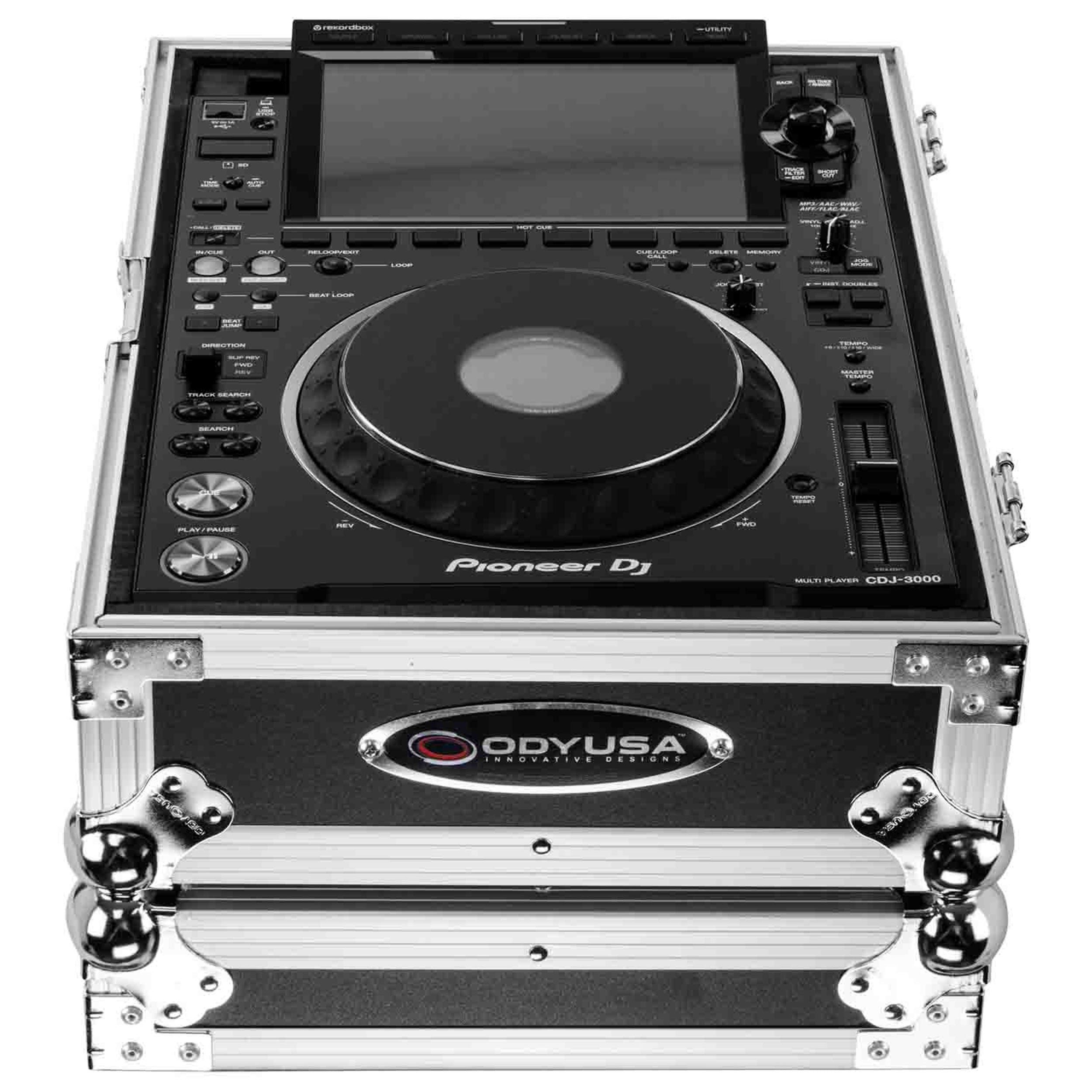 Odyssey FZ3000 DJ Flight Case for Pioneer CDJ3000 with Removable Back Panel by Odyssey