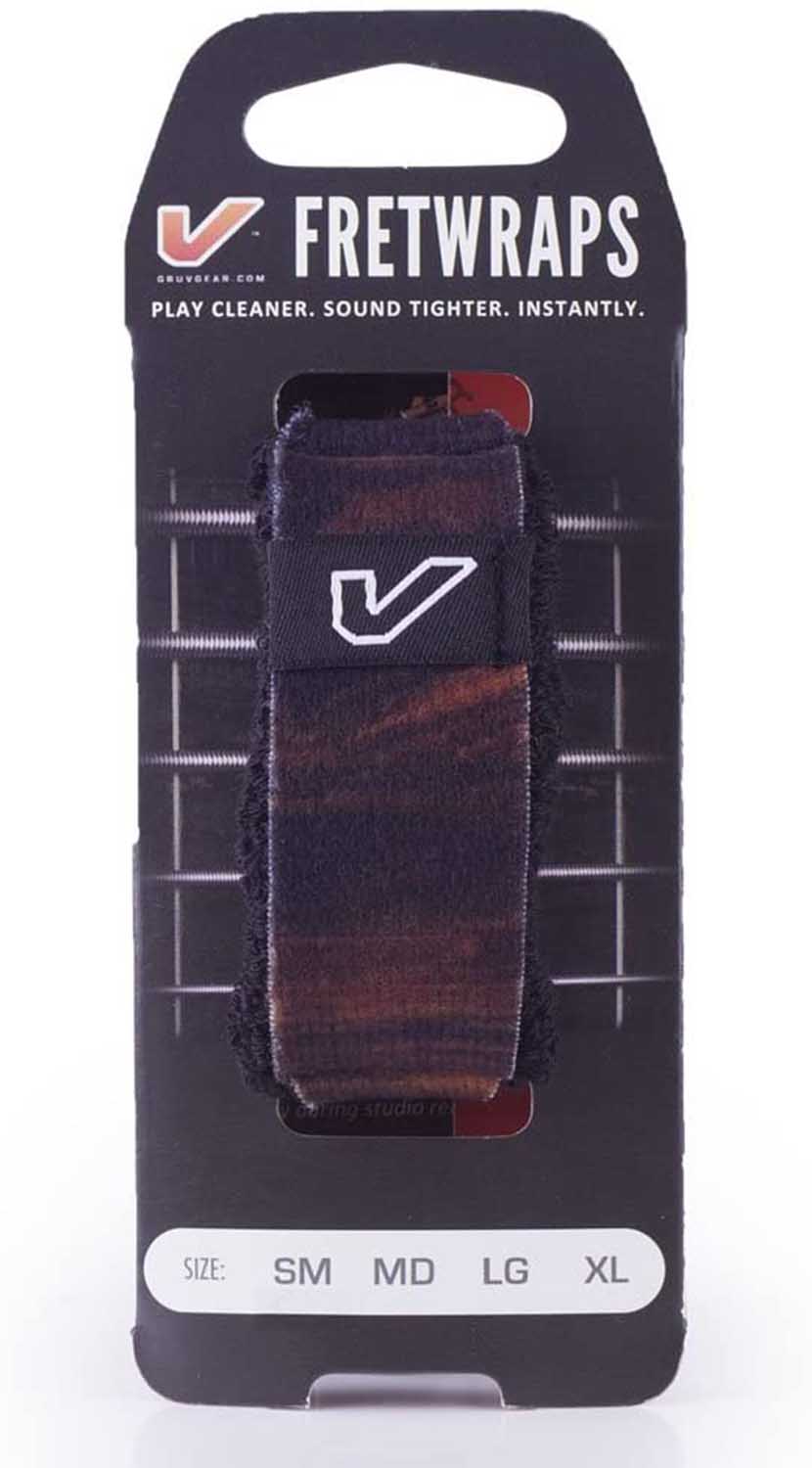 Gruv Gear FW-1PK-MED-MD FretWraps Wood Walnut String Muter 1-Pack (Medium) by Gruv Gear