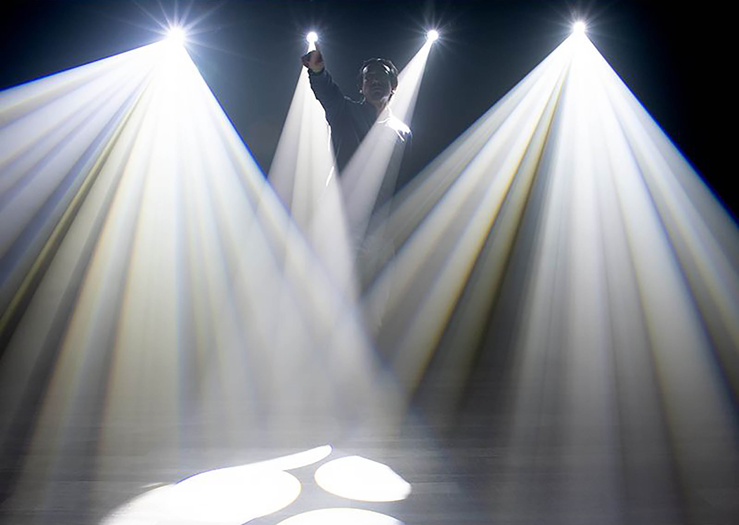 Eliminator Lighting Stealth Spot, 60 Watt LED Spot Moving Head with Wired Digital Communication Network by Eliminator Lighting