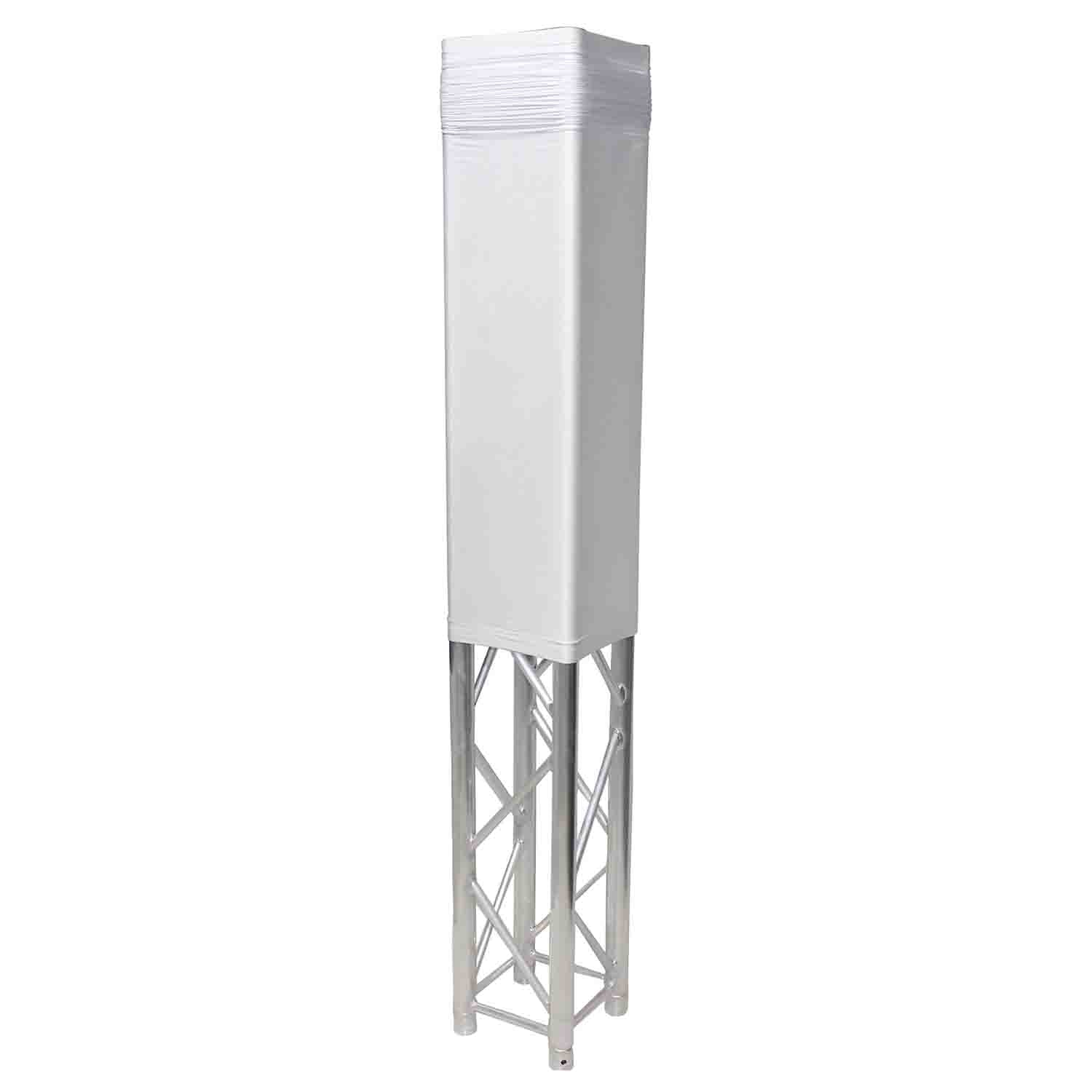 REPLACEMENT SCRIM ProX XTC-SQ984TS-W 3 Meter Lycra Cover Scrim Sleeve fits 12" Quad Box Truss Segment - White by ProX Cases