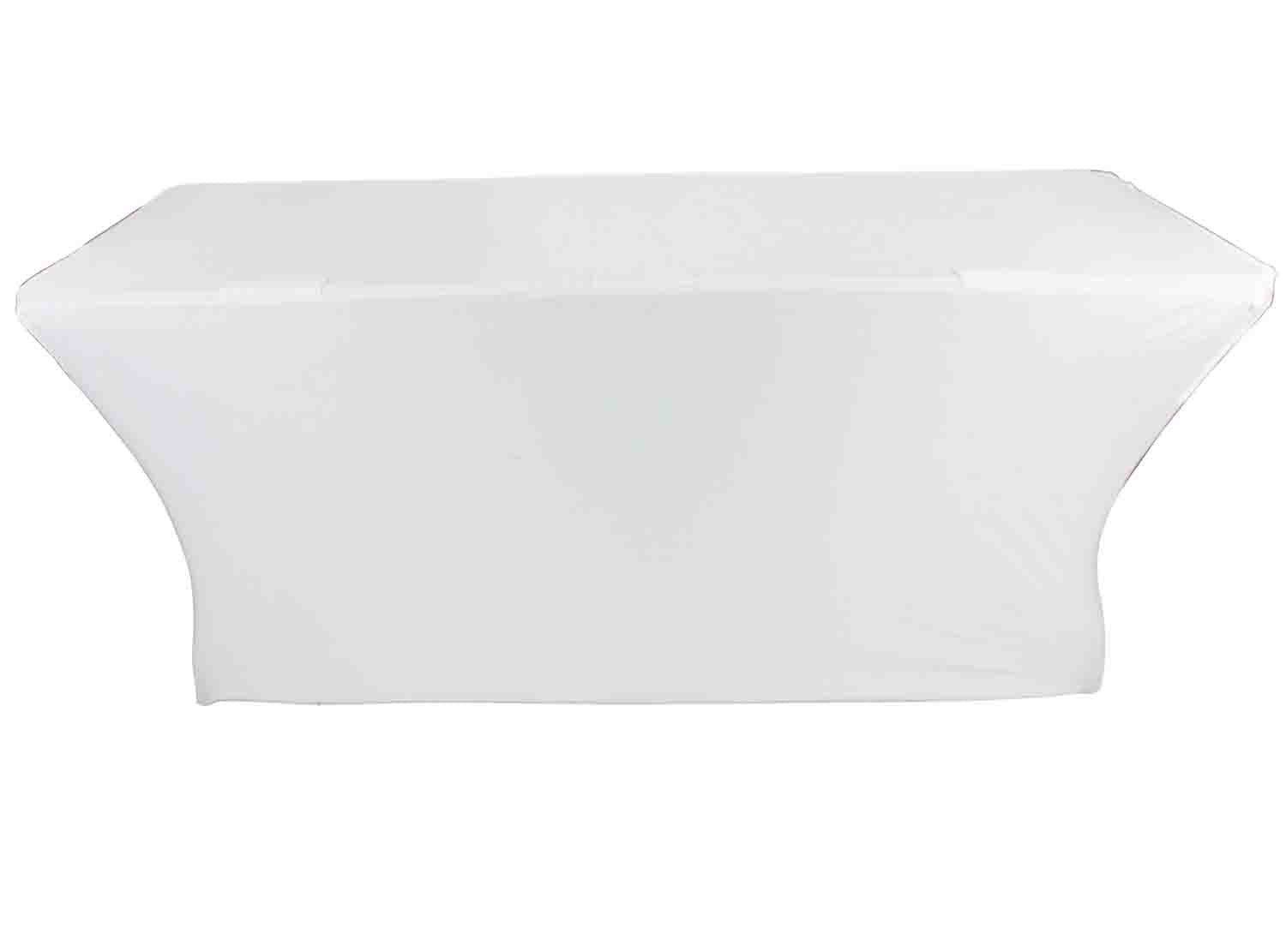 REPLACEMENT SCRIM ProX X-ST6W 6 Ft. Open Back Spandex Table Cover Scrim - White by ProX Cases