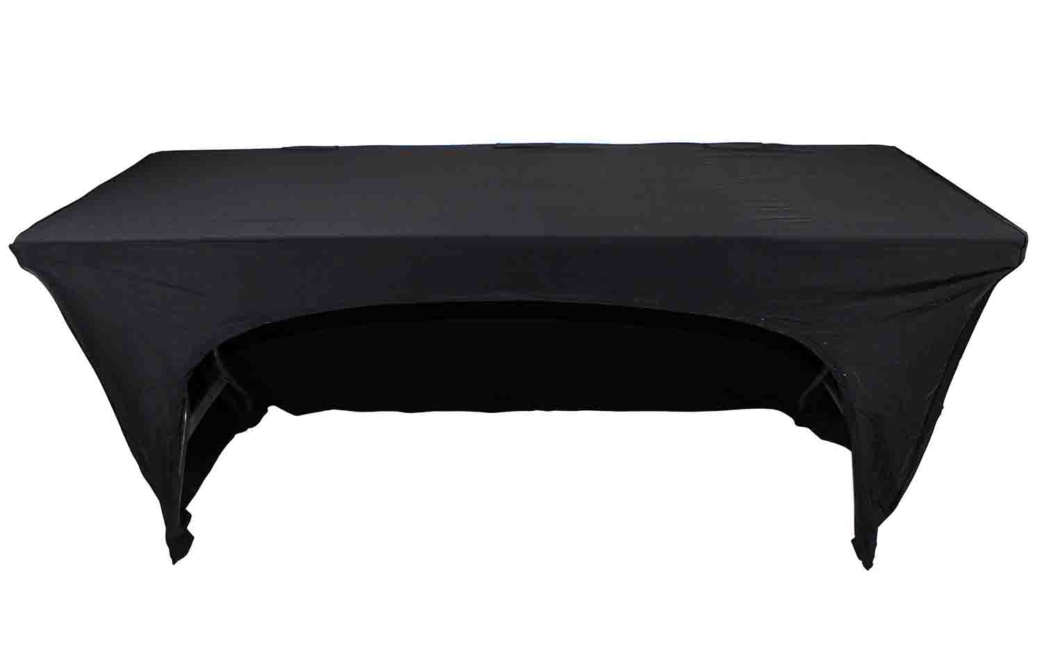 REPLACEMENT SCRIM ProX X-ST6BL 6 Ft. Open Back Spandex Table Cover Scrim - Black by ProX Cases