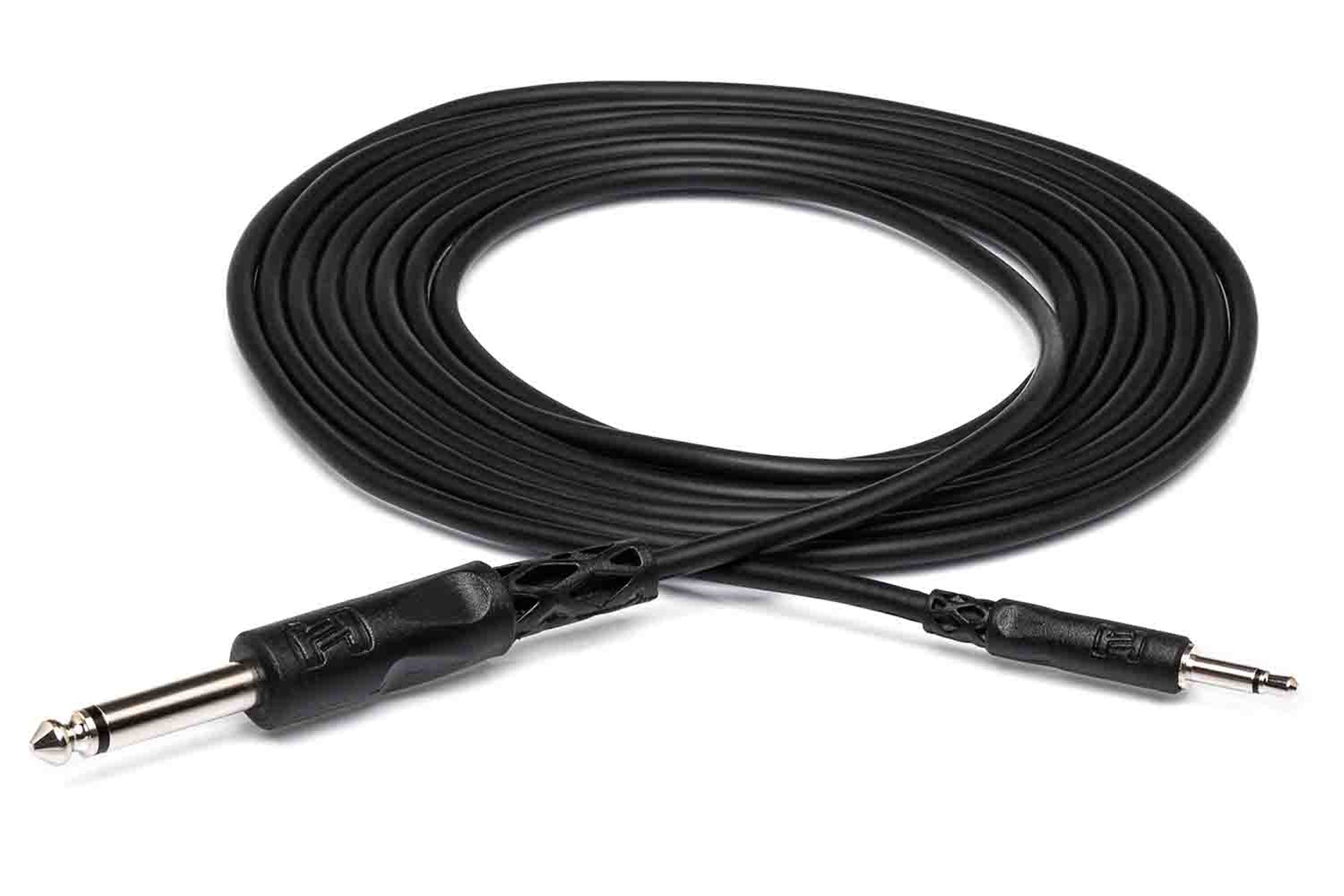 Hosa CMP-310 Mono Interconnect 3.5 mm TS to 1/4 in TS - 10 Feet by HOSA