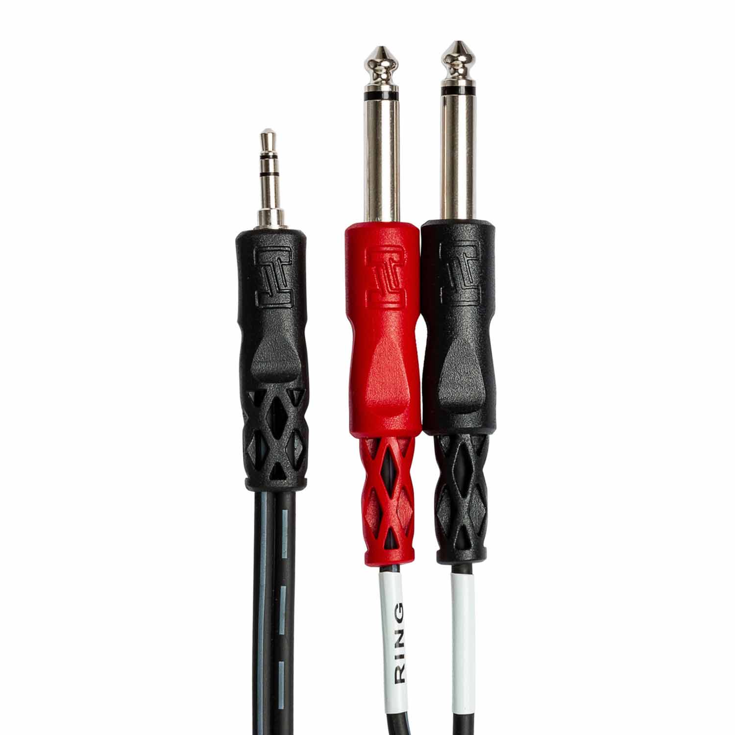 Hosa Stereo Breakout Cable, 3.5 mm TRS to Dual 1/4 in TS by HOSA