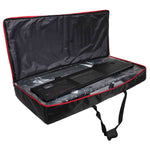 ProX XF-VISTA BL MK2, VISTA DJ Booth Façade Table Station with White/Black Scrim kit and Padded Travel Bag by ProX Cases