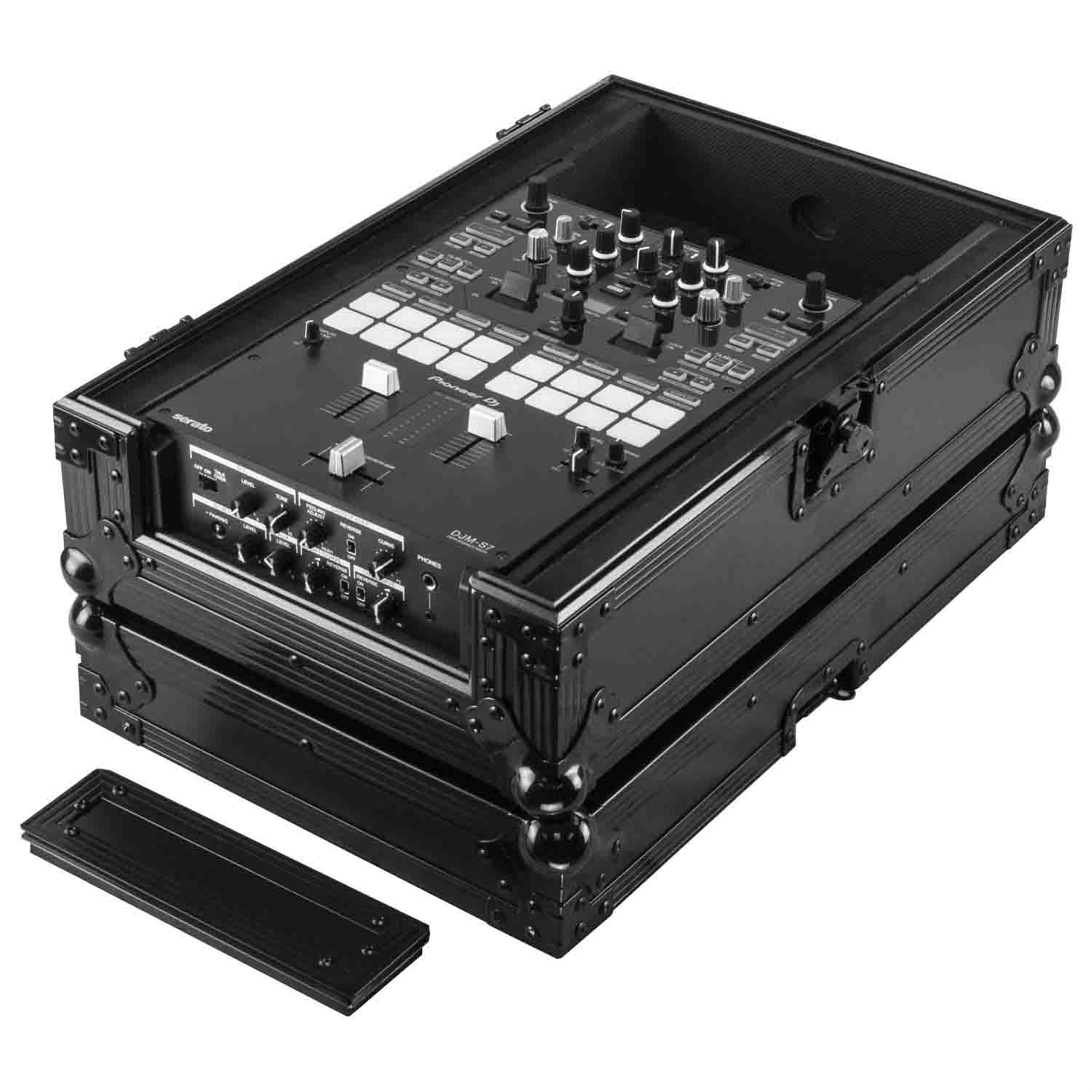 Odyssey FZS7S11R72BL Black Label Flight Case for Pioneer DJM-S7, DJM-S11, Rane Seventy-Two DJ Mixer by Odyssey