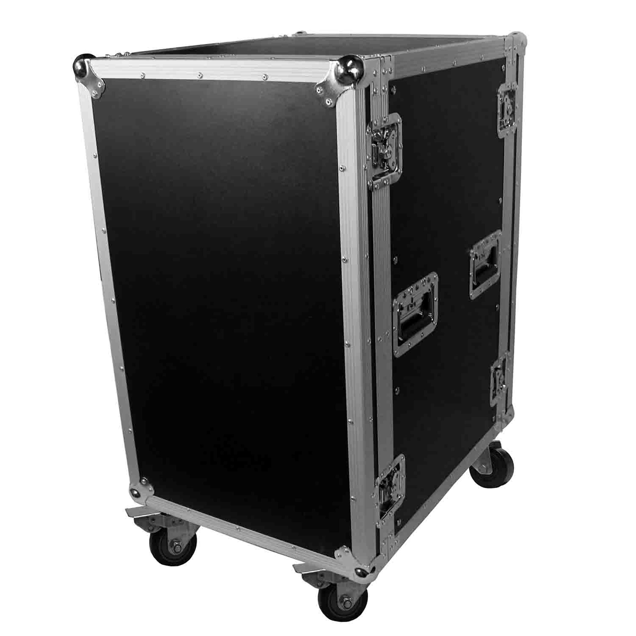 ProX T-18RSS, 18U Space Amp Rack Mount ATA Flight Case 19 Inch Depth W-Casters by ProX Cases