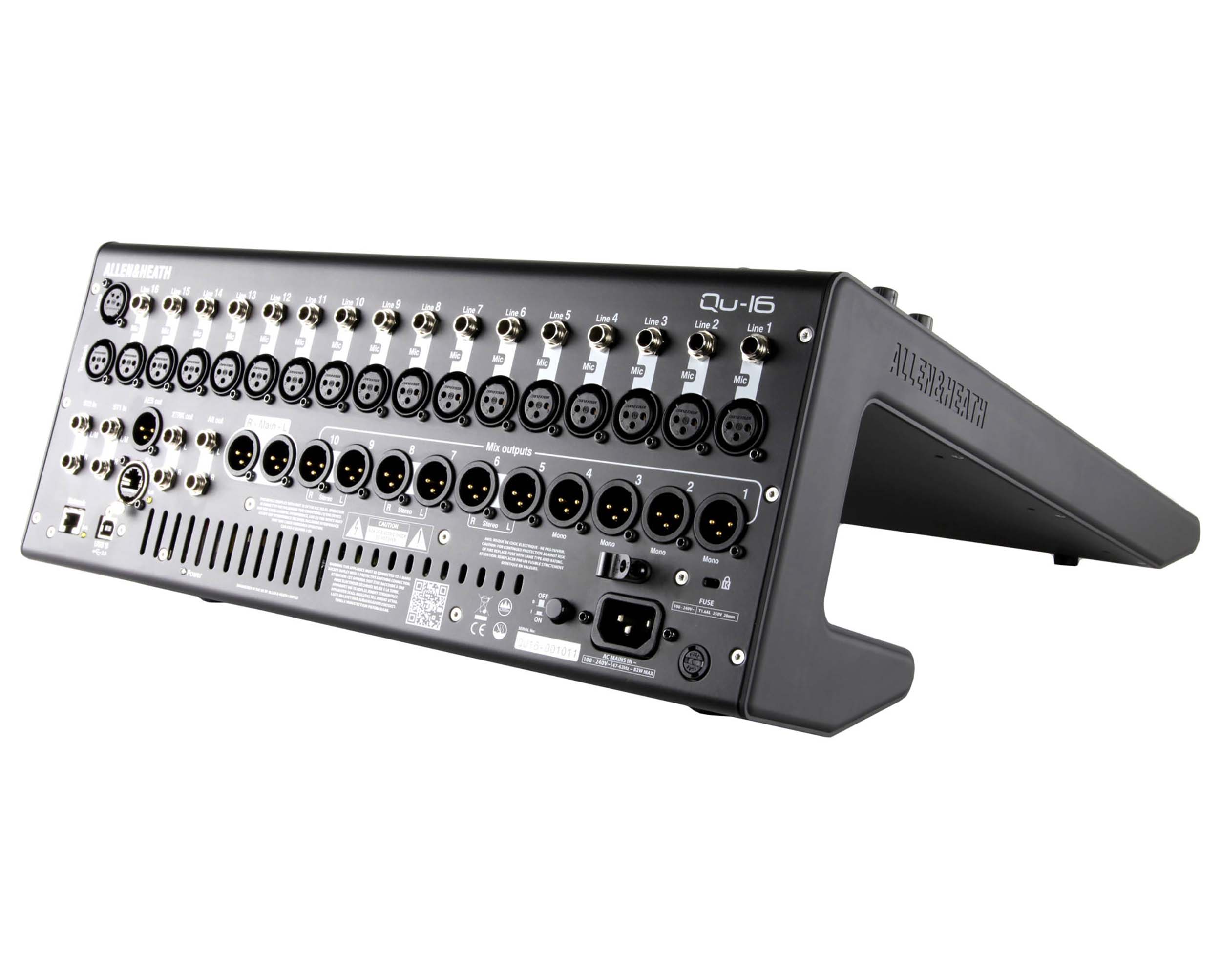 Allen & Heath Qu-16, 16-Channel Rackmountable Digital Mixer - Chrome Edition by ALLEN & HEATH