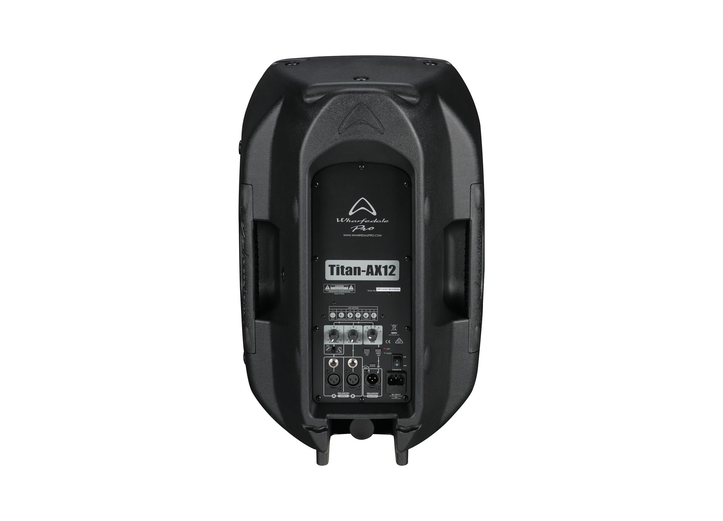 Wharfedale Titan-AX12-BK Bi-Amplified Active Loudspeaker - 12 Inches by Wharfedale Pro