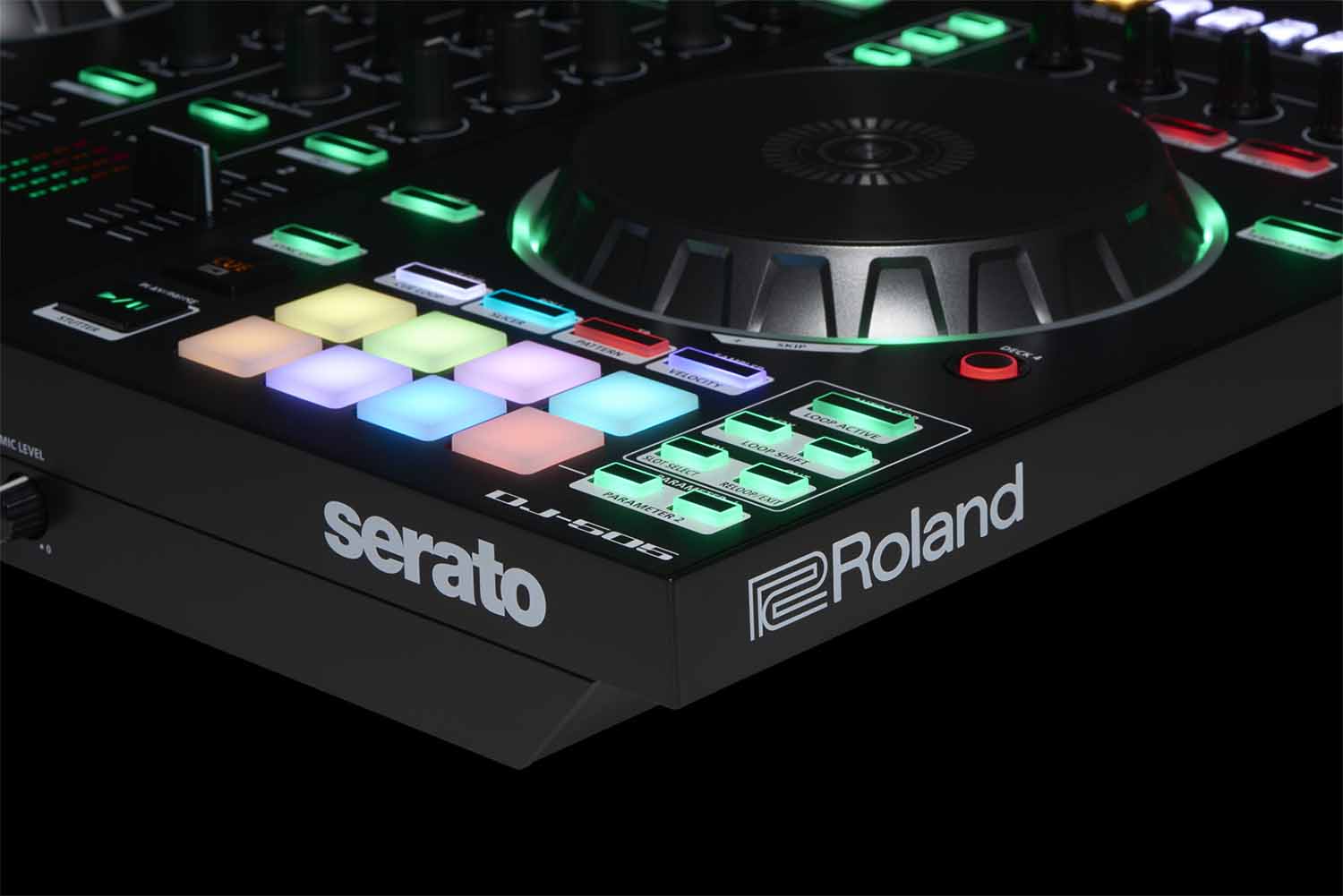 Roland DJ-505, 2-Deck Serato DJ Controller with Drum Machine by Roland