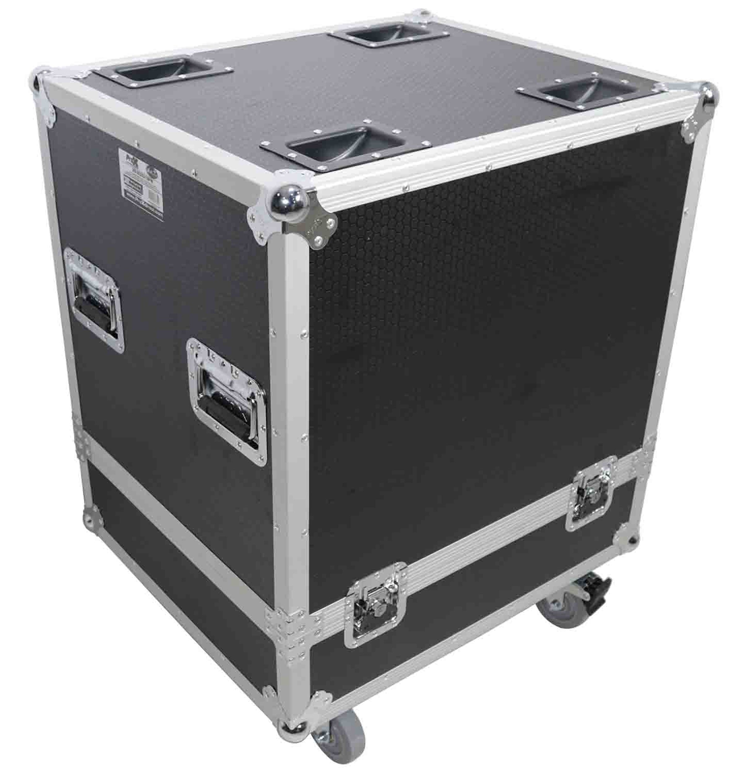ProX XS-SP252521W Line Array Speakers Flight Case for (2) QSC LA108 and RCF HDL 28A HDL10A - 25 x 25 x 21” by ProX Cases