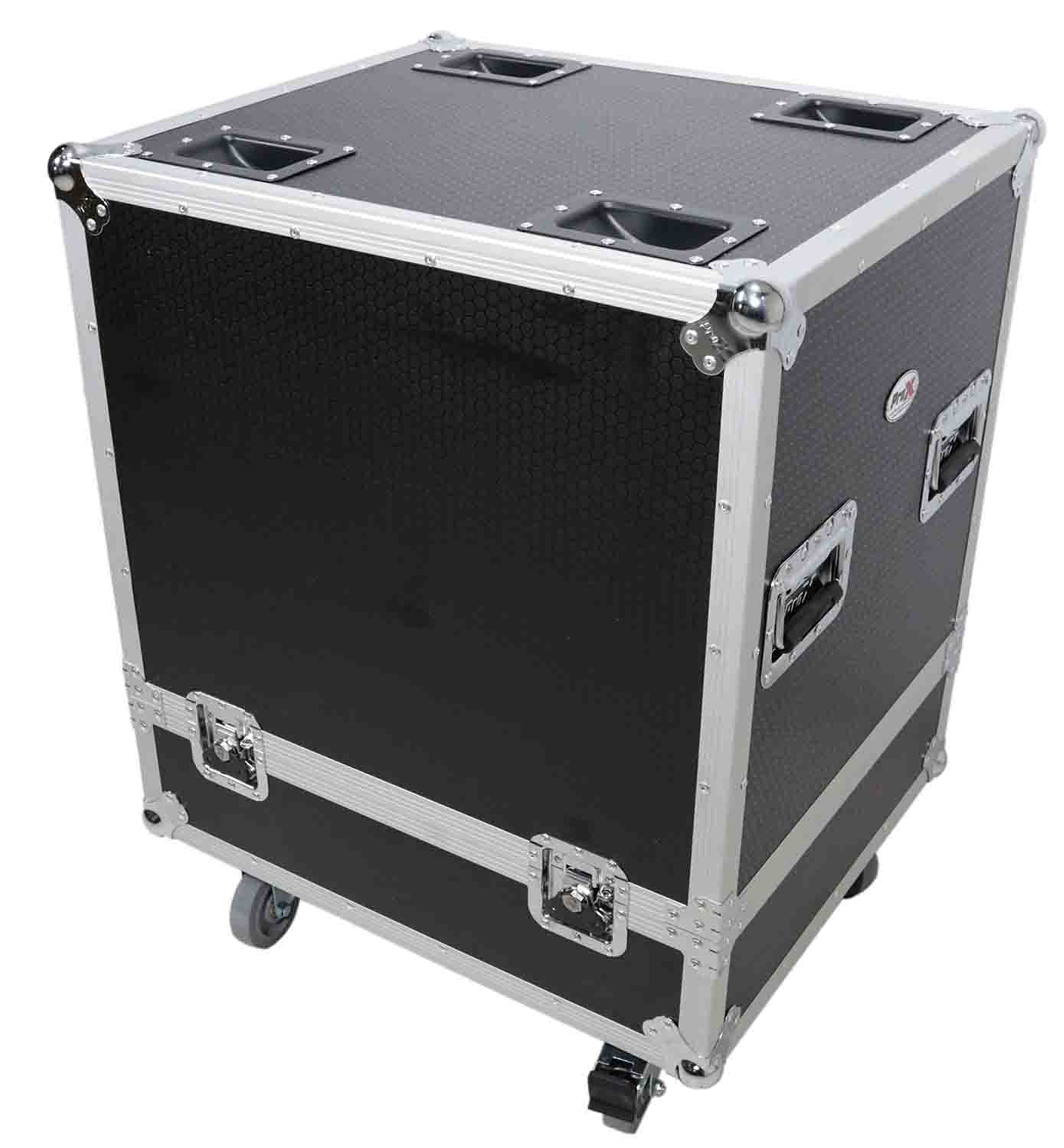 ProX XS-SP252521W Line Array Speakers Flight Case for (2) QSC LA108 and RCF HDL 28A HDL10A - 25 x 25 x 21” by ProX Cases