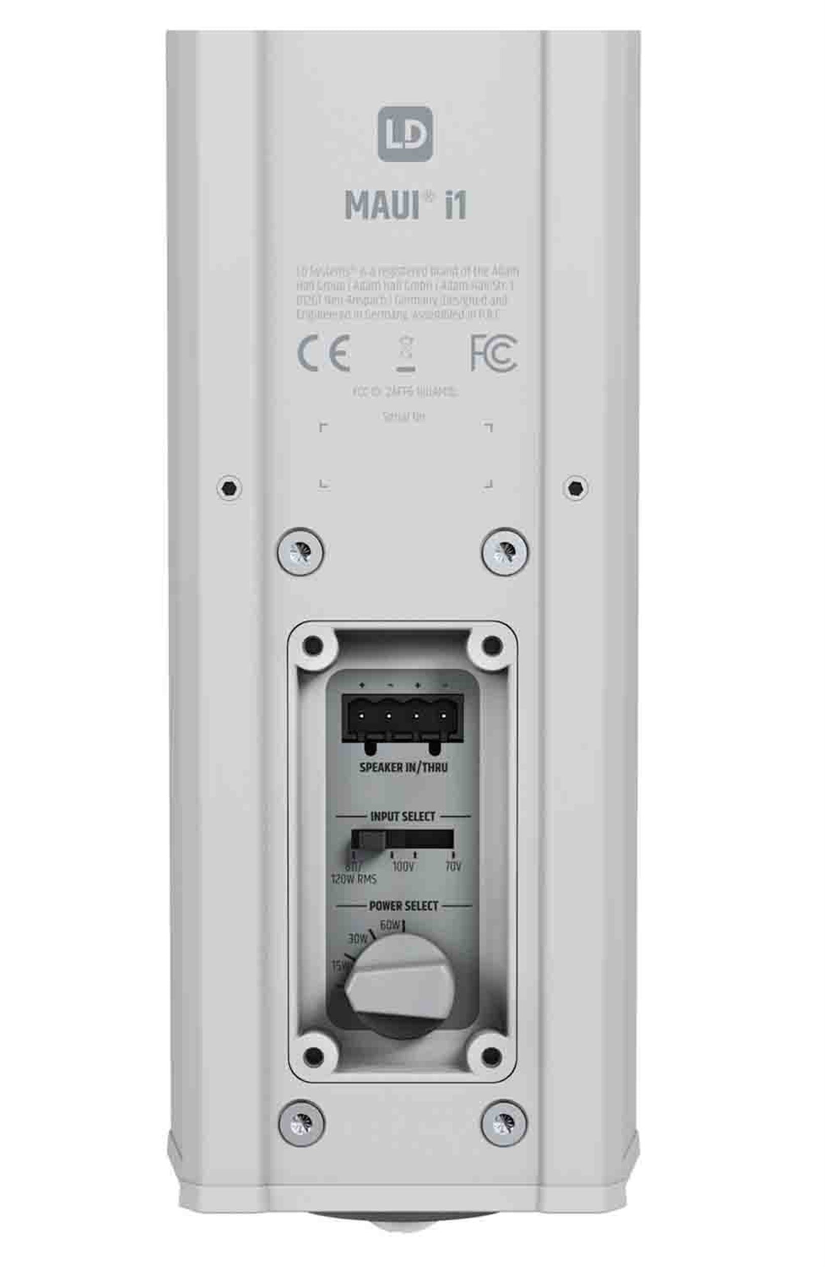 LD Systems MAUI i1 W Passive Indoor and Outdoor Installation Column Loudspeaker - White by LD Systems
